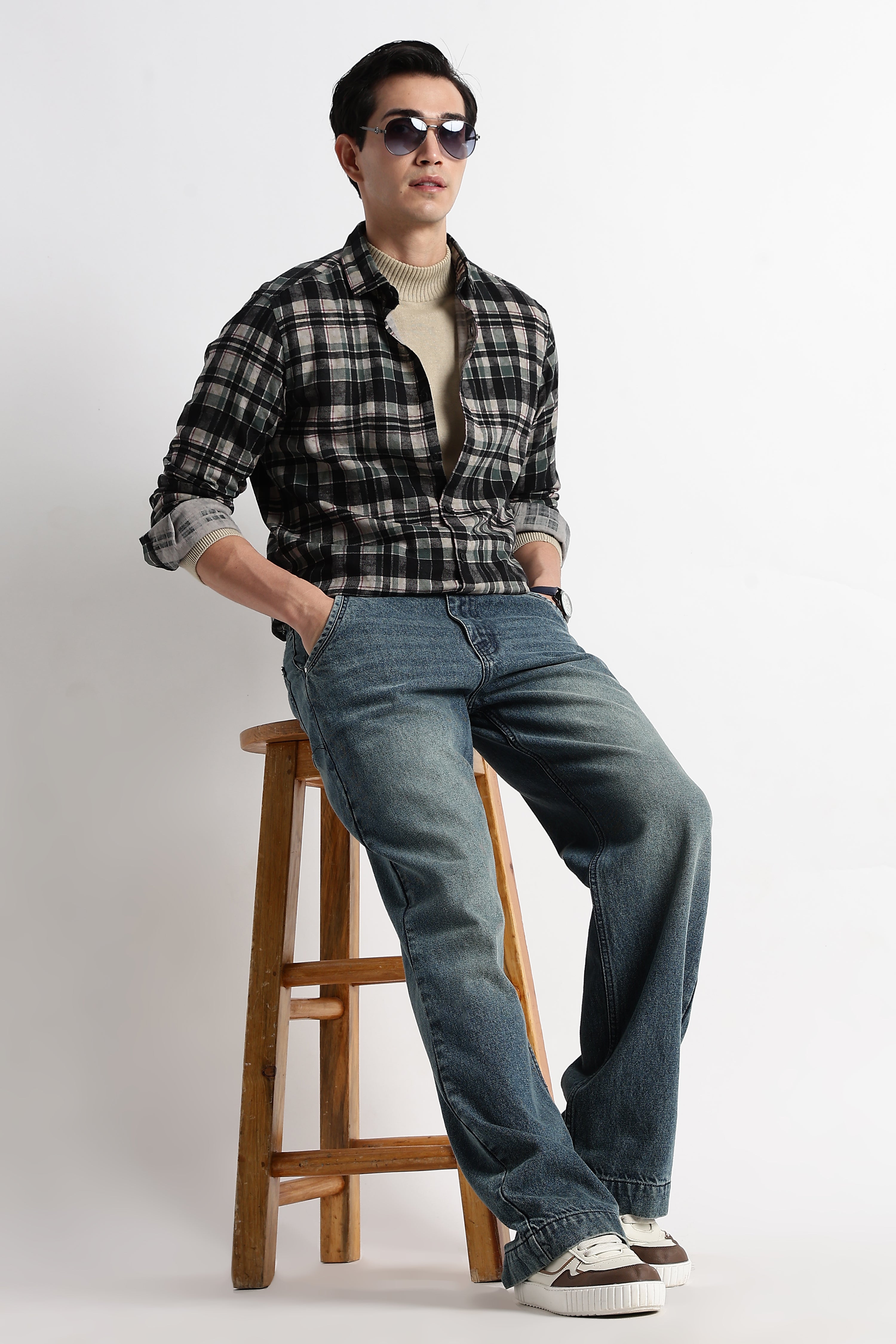 Men Heritage Check Shirt