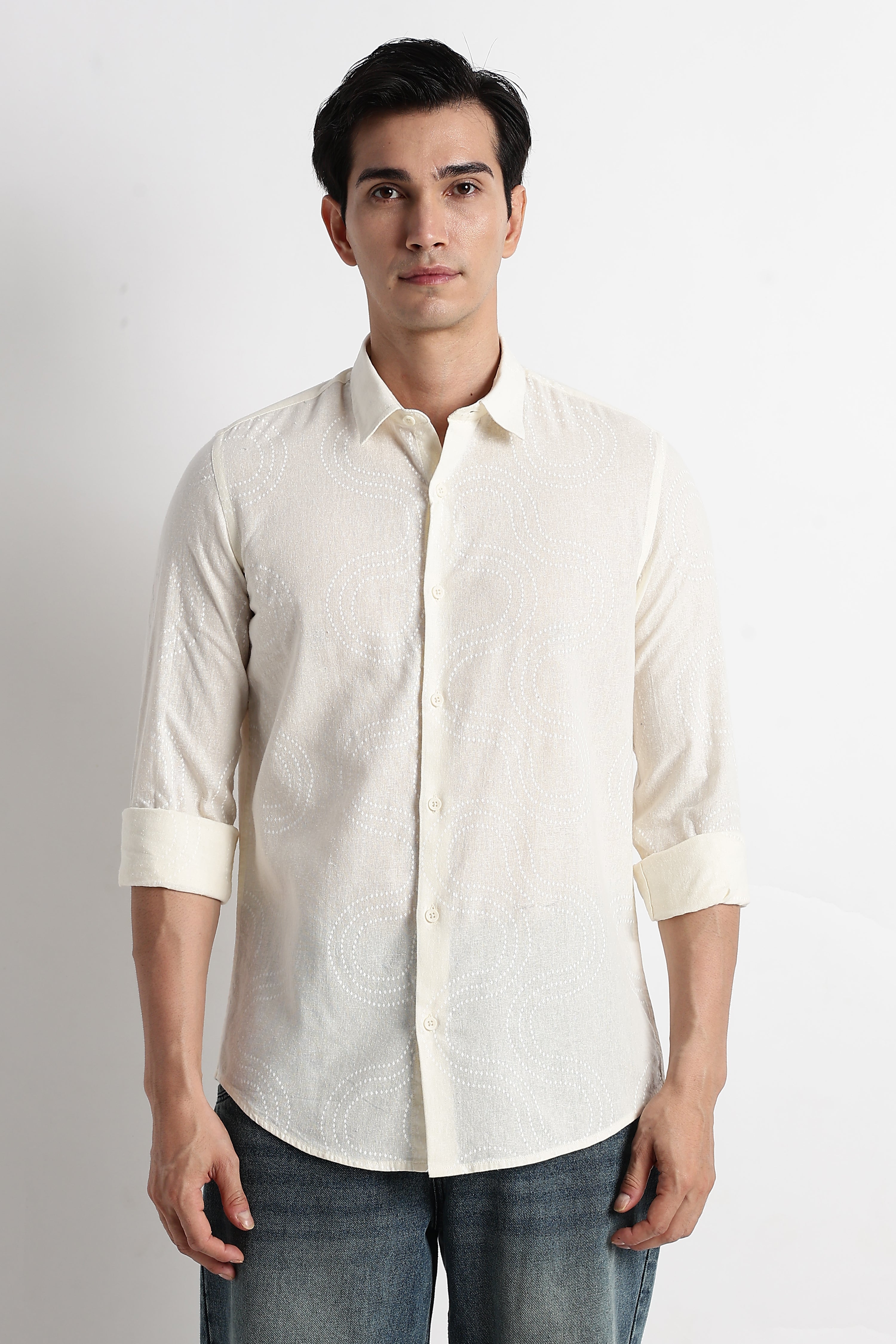 Men Embroidered Shirt