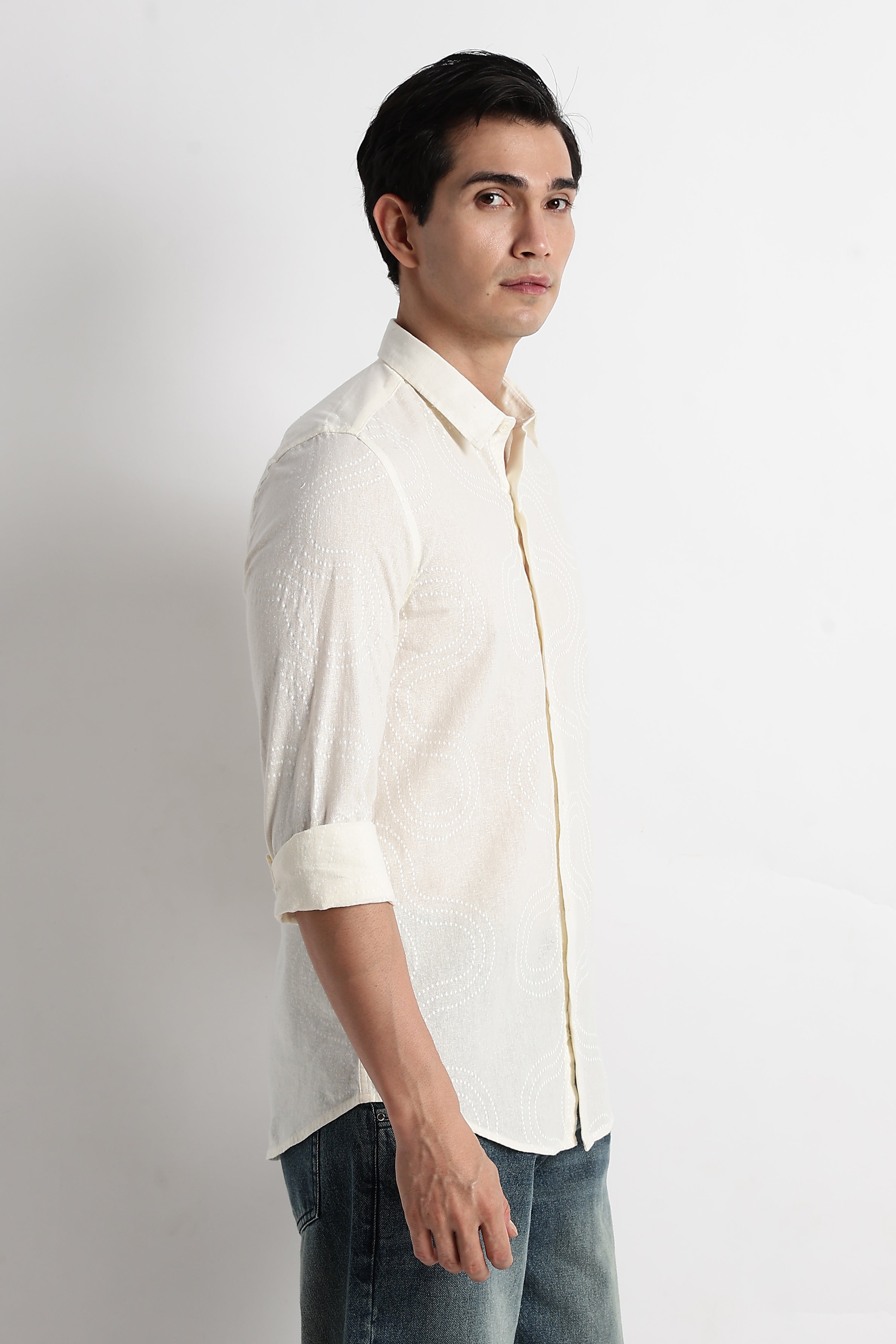 Men Embroidered Shirt