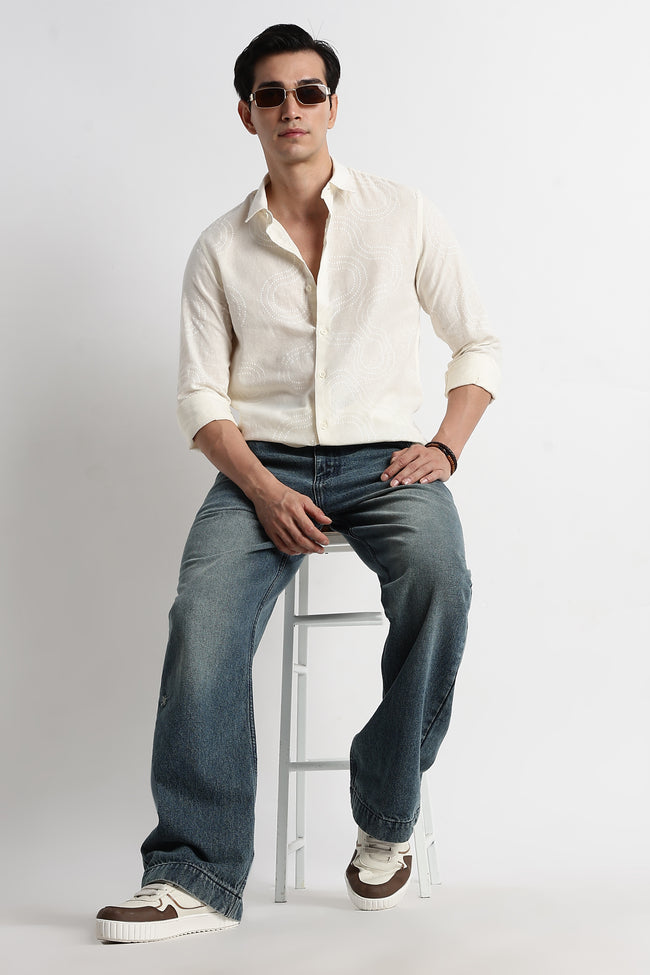 Men Embroidered Shirt