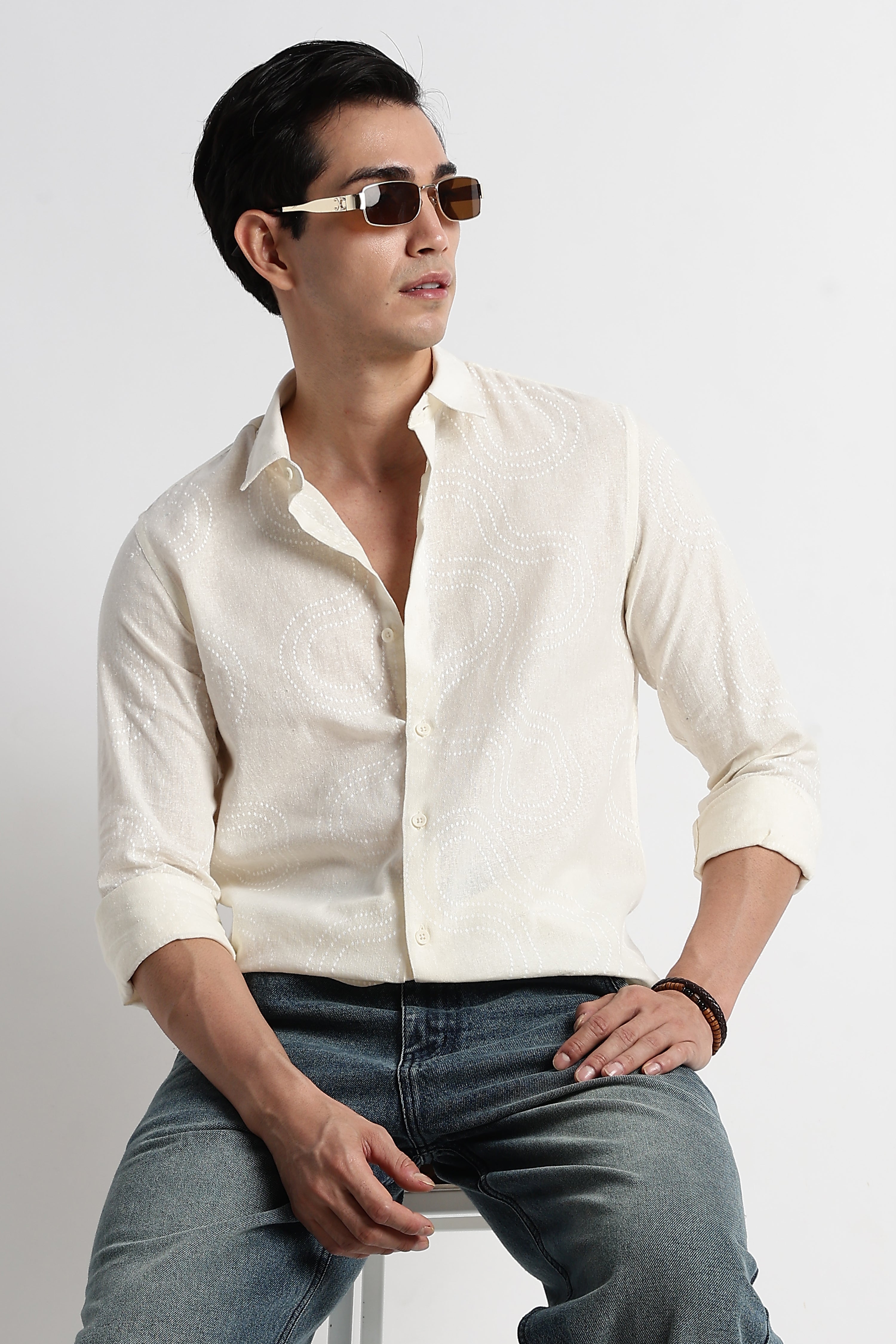 Men Embroidered Shirt