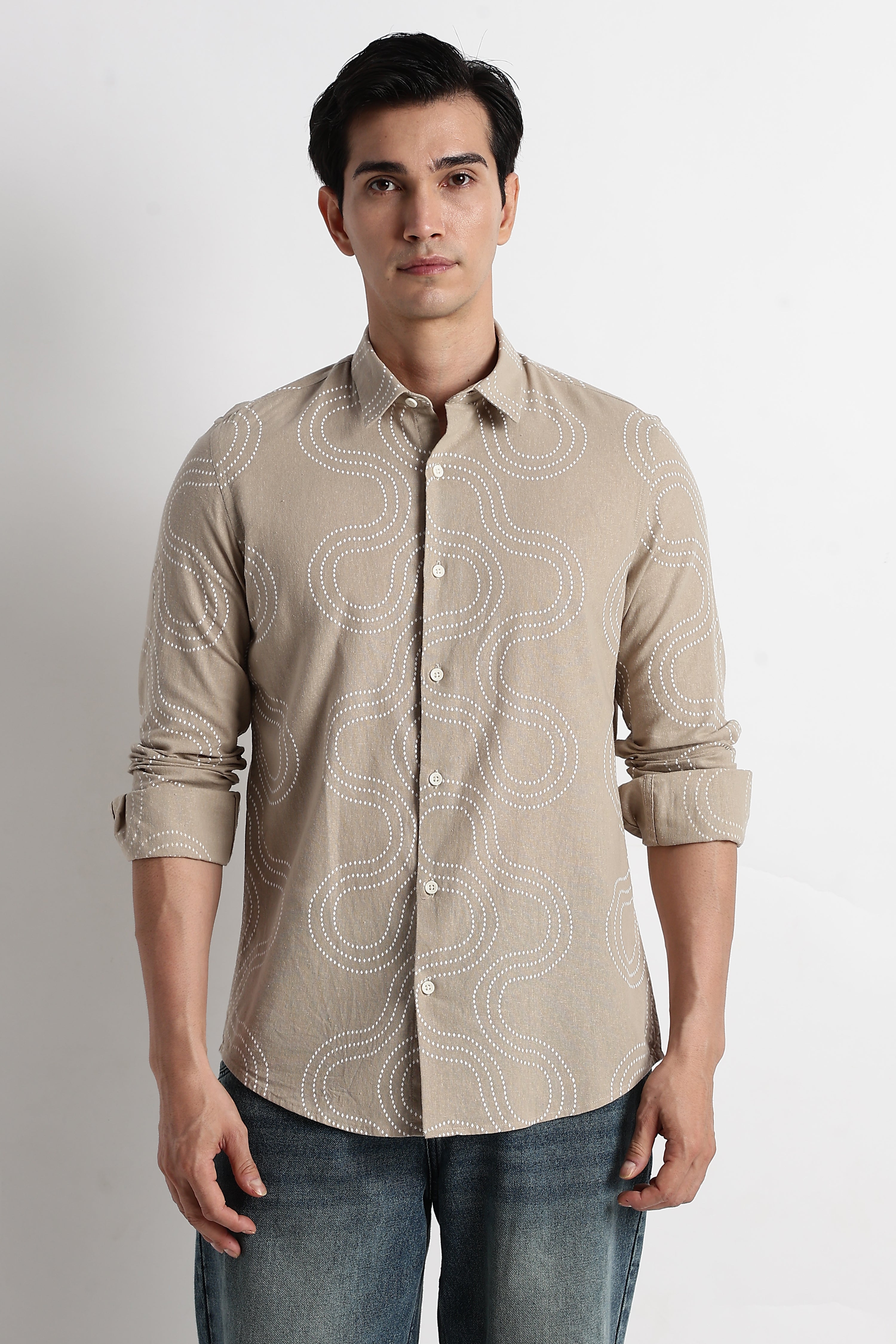 Men Embroidered Shirt