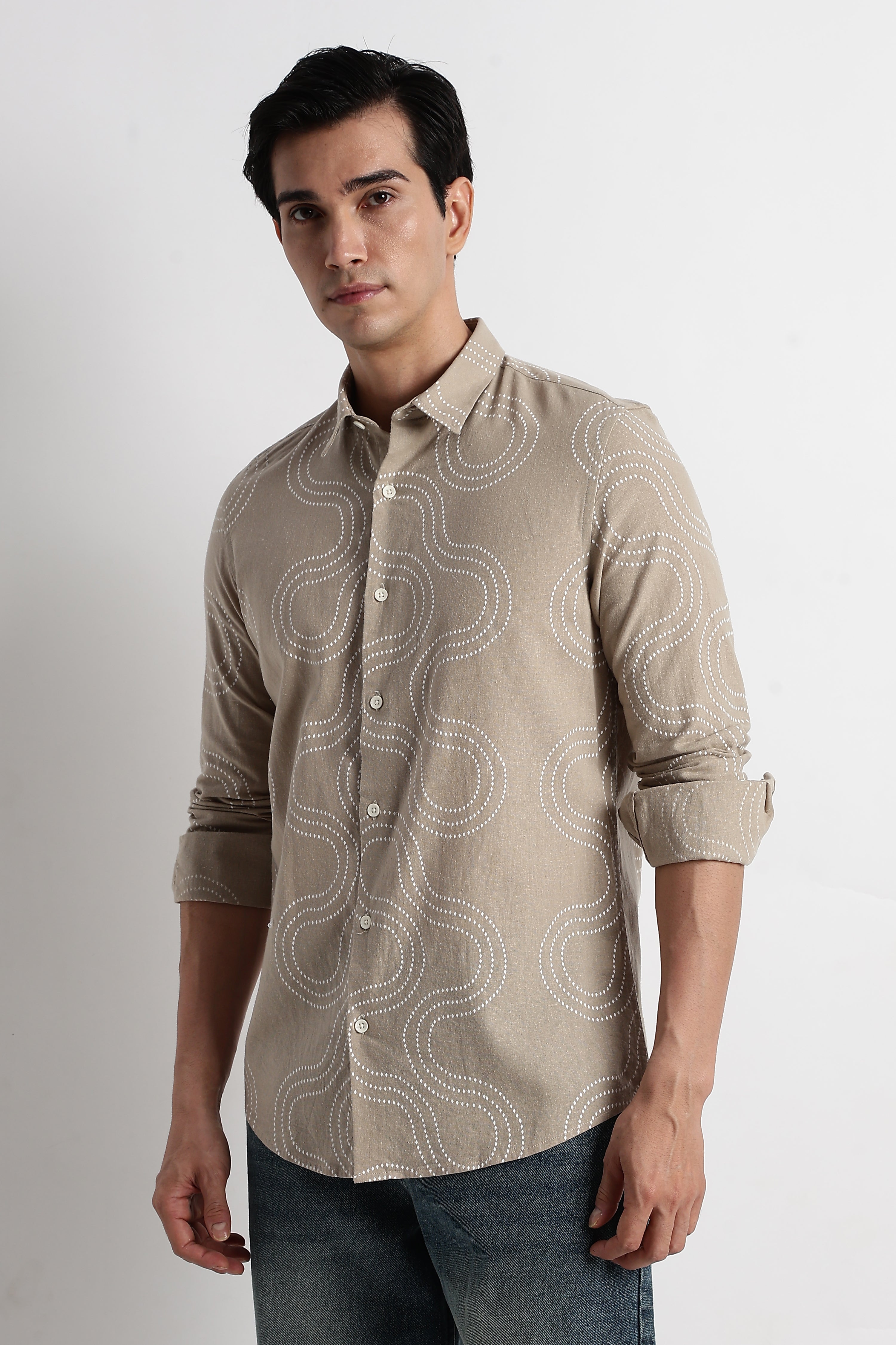 Men Embroidered Shirt