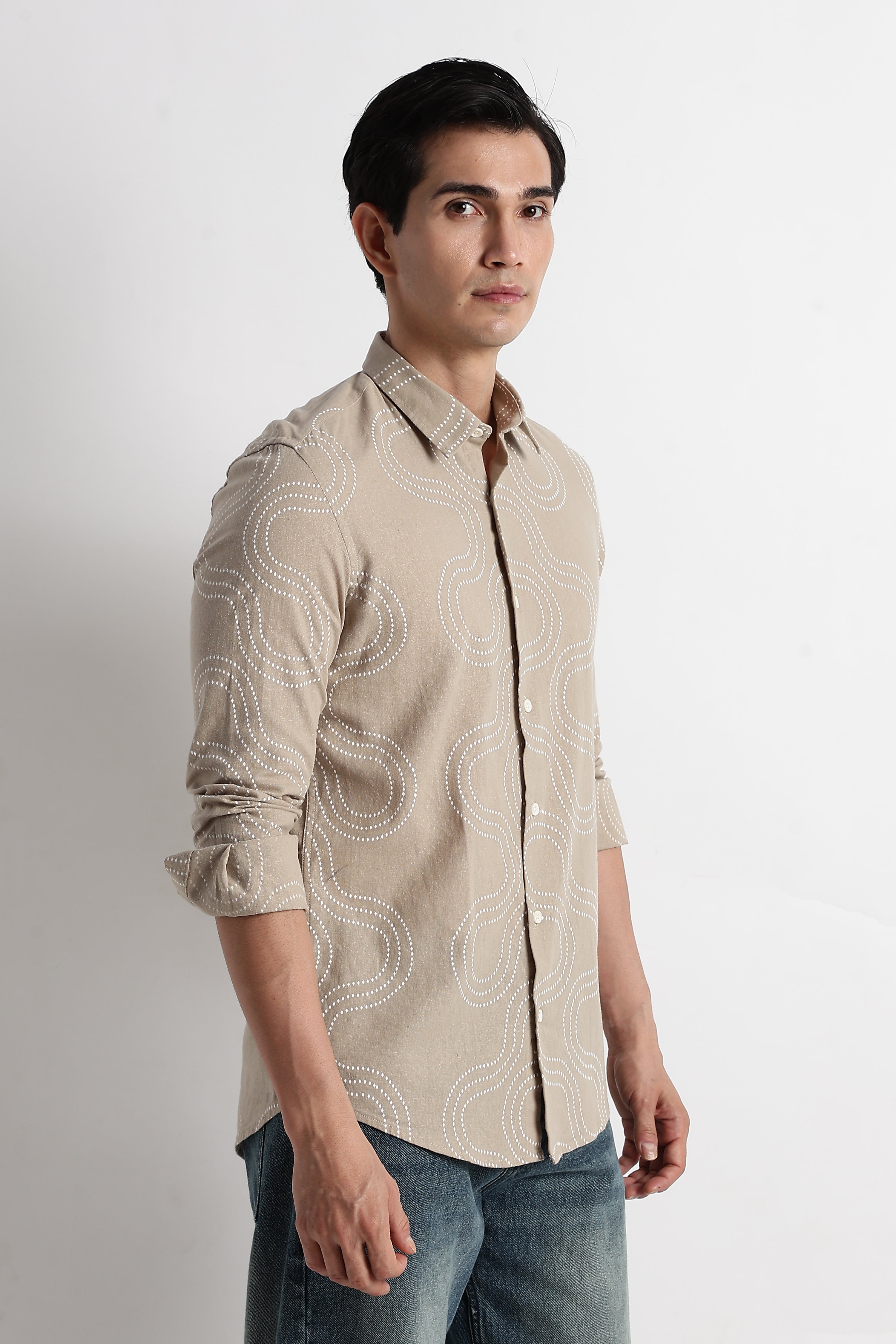 Men Embroidered Shirt
