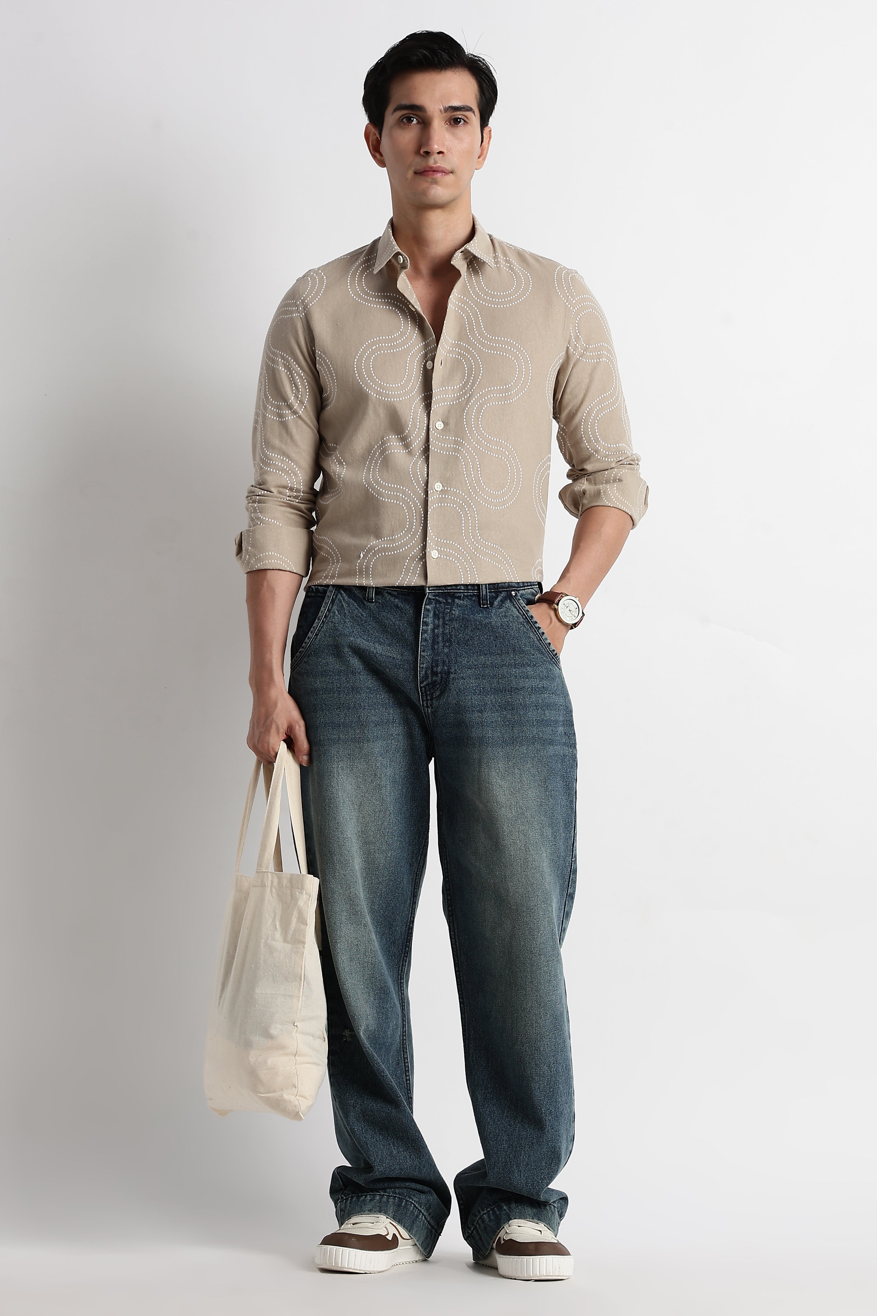 Men Embroidered Shirt
