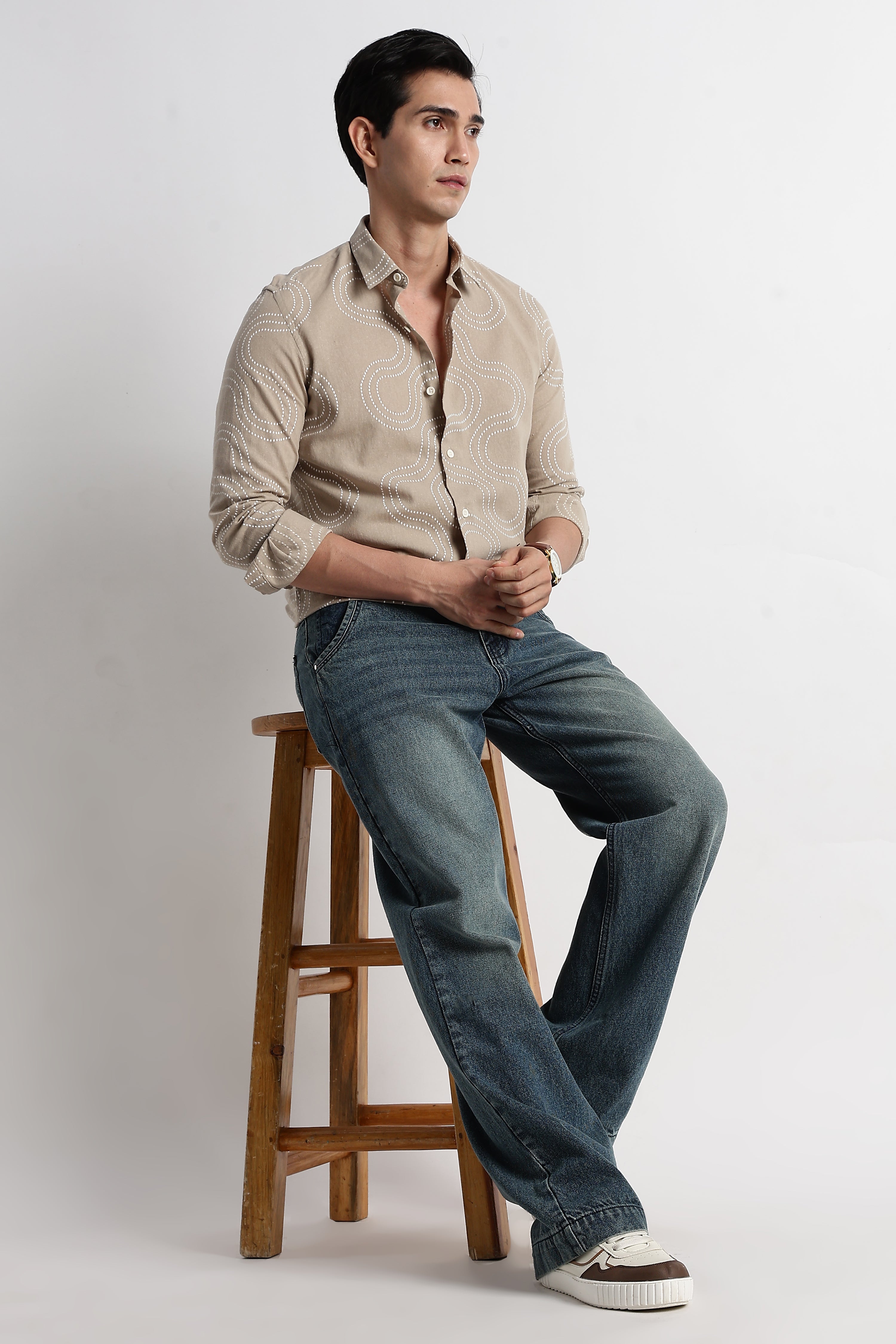 Men Embroidered Shirt