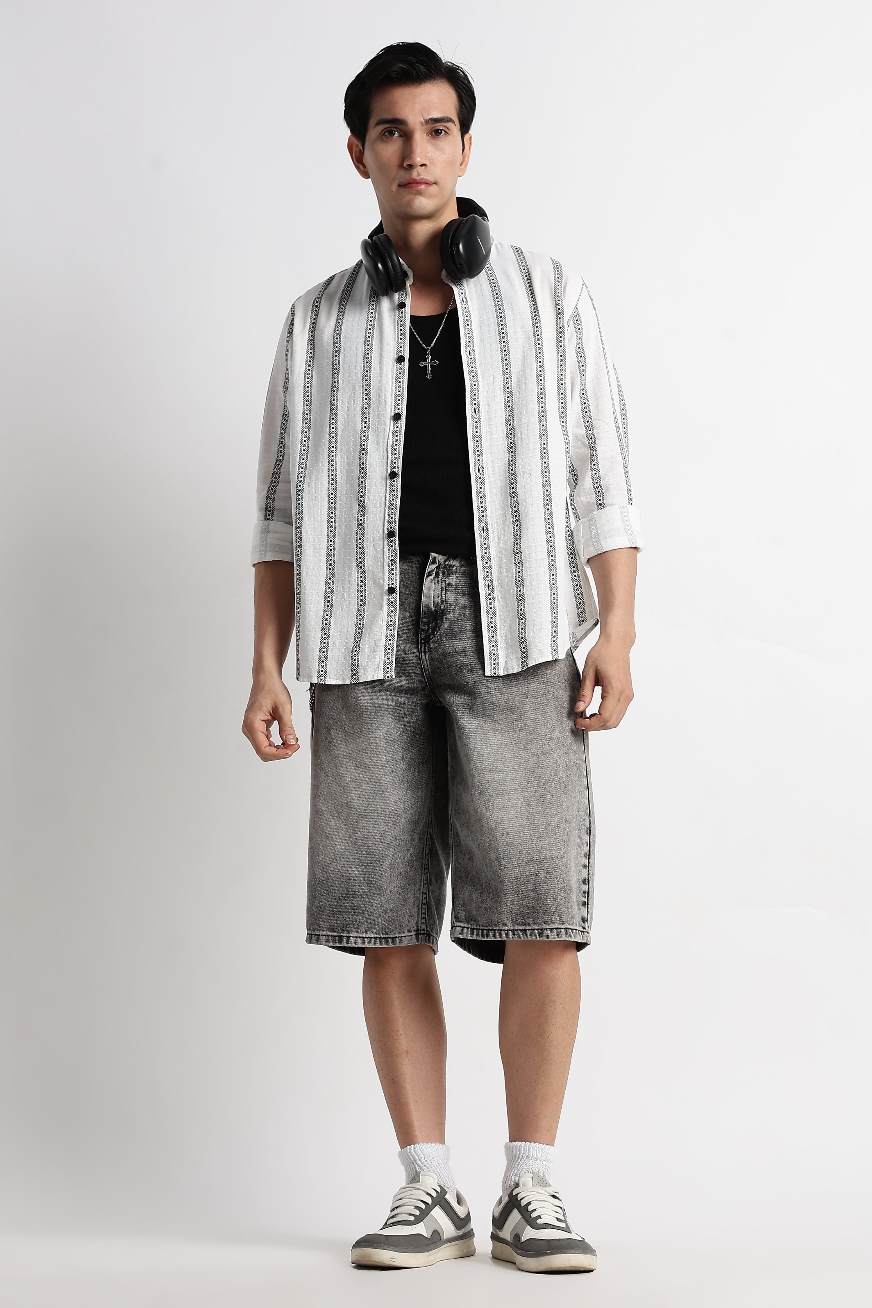 Men Heritage Stripes Shirt
