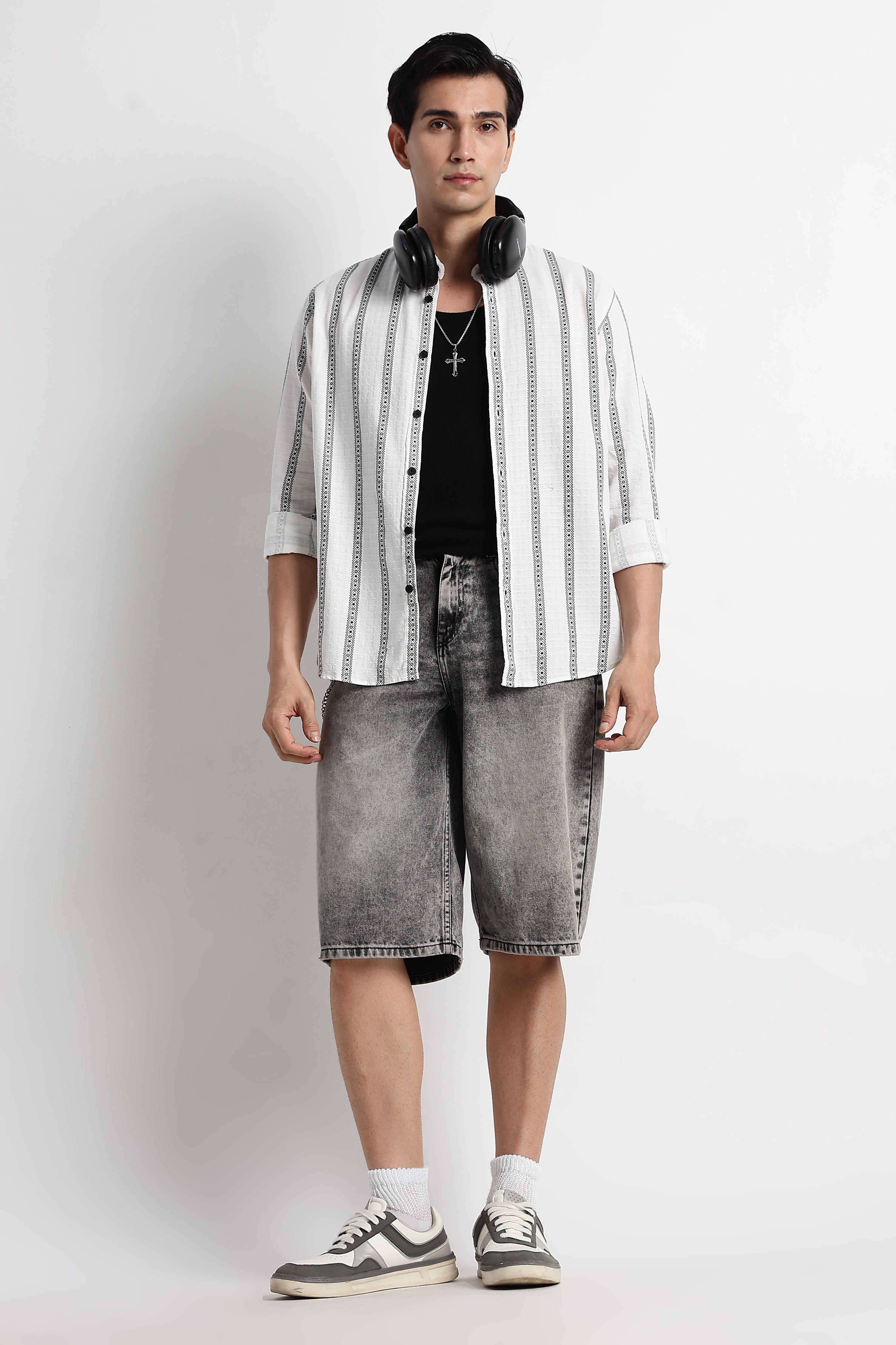 Men Heritage Stripes Shirt