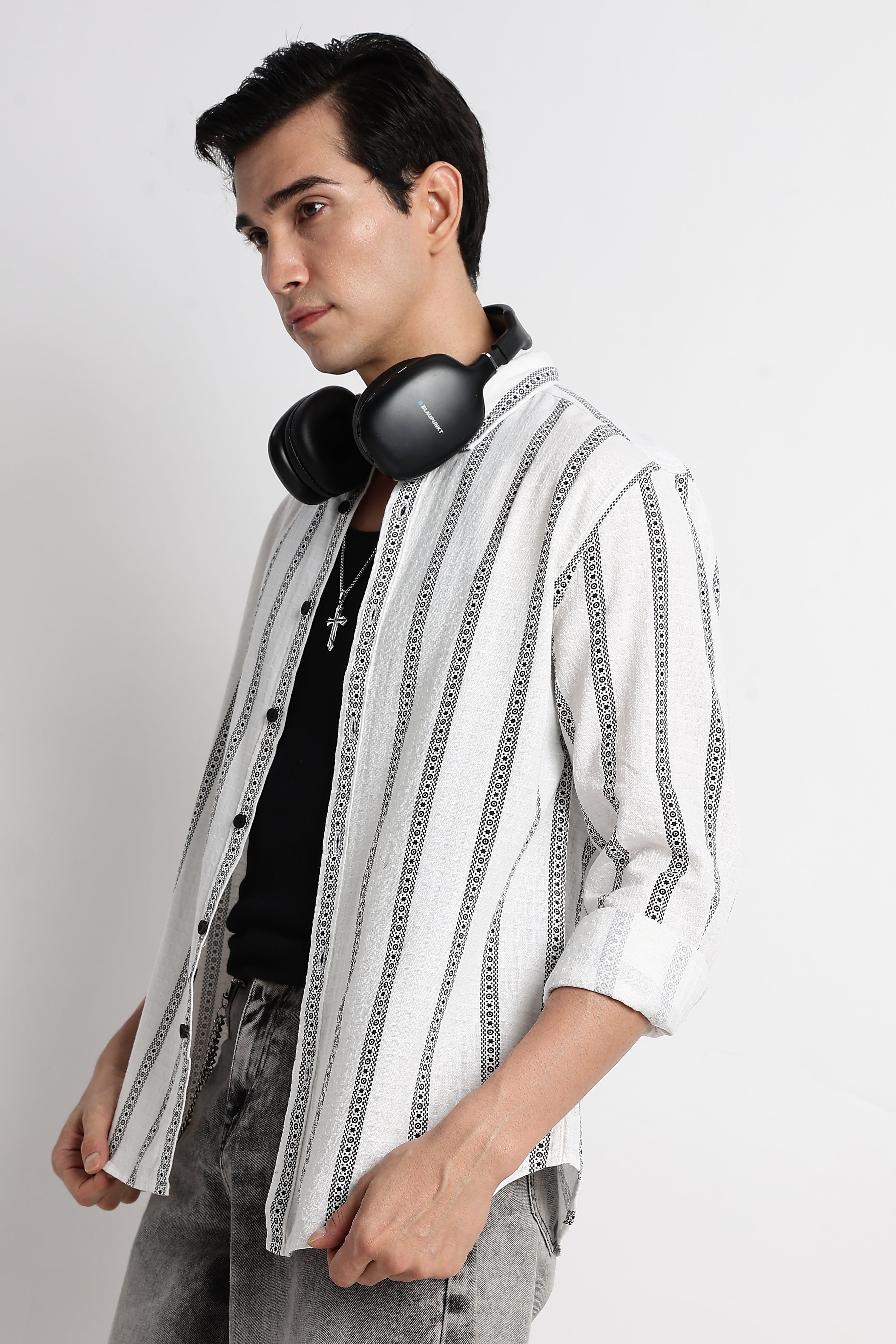 Men Heritage Stripes Shirt
