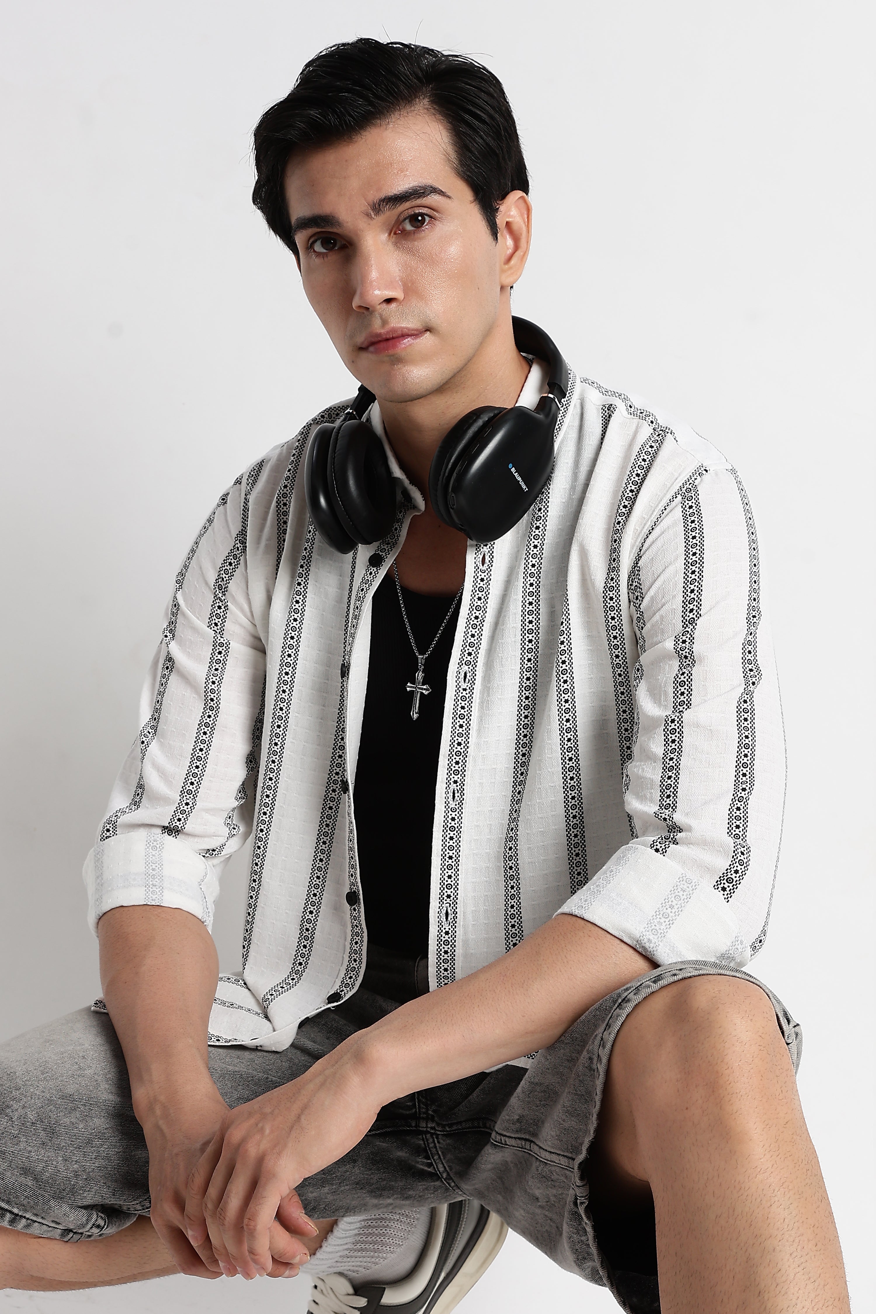 Men Heritage Stripes Shirt