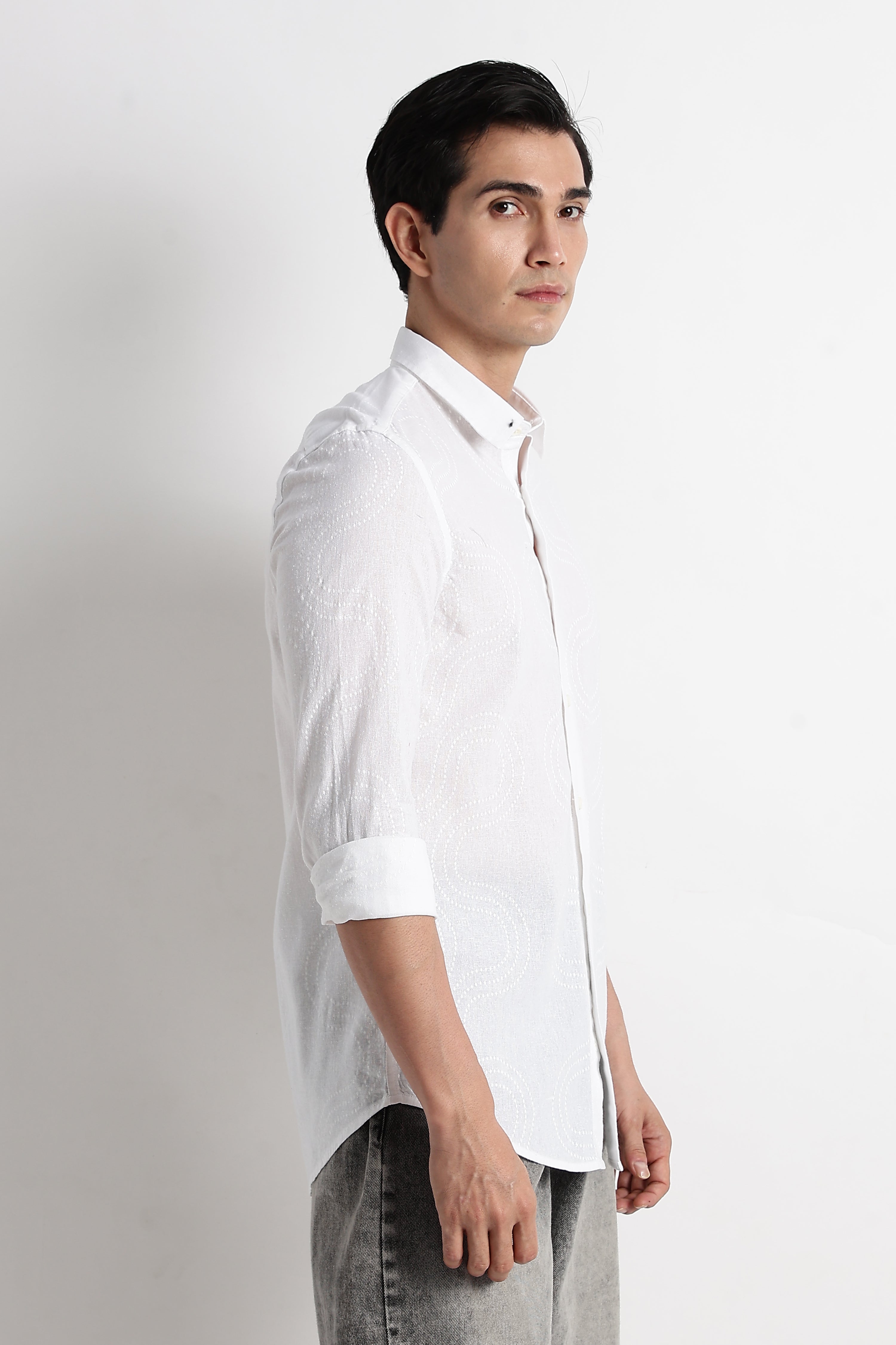 Men Embroidered Shirt