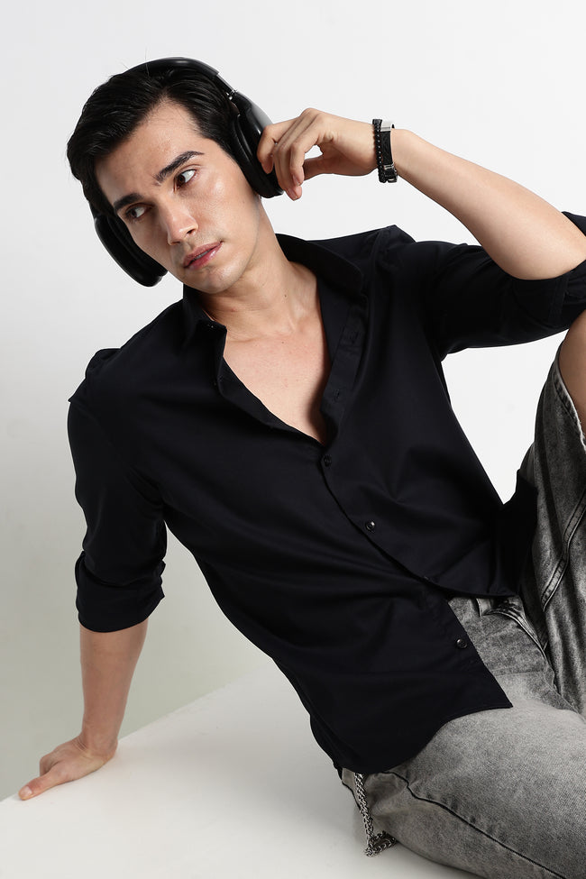Men Essential Poly-Lycra Shirt