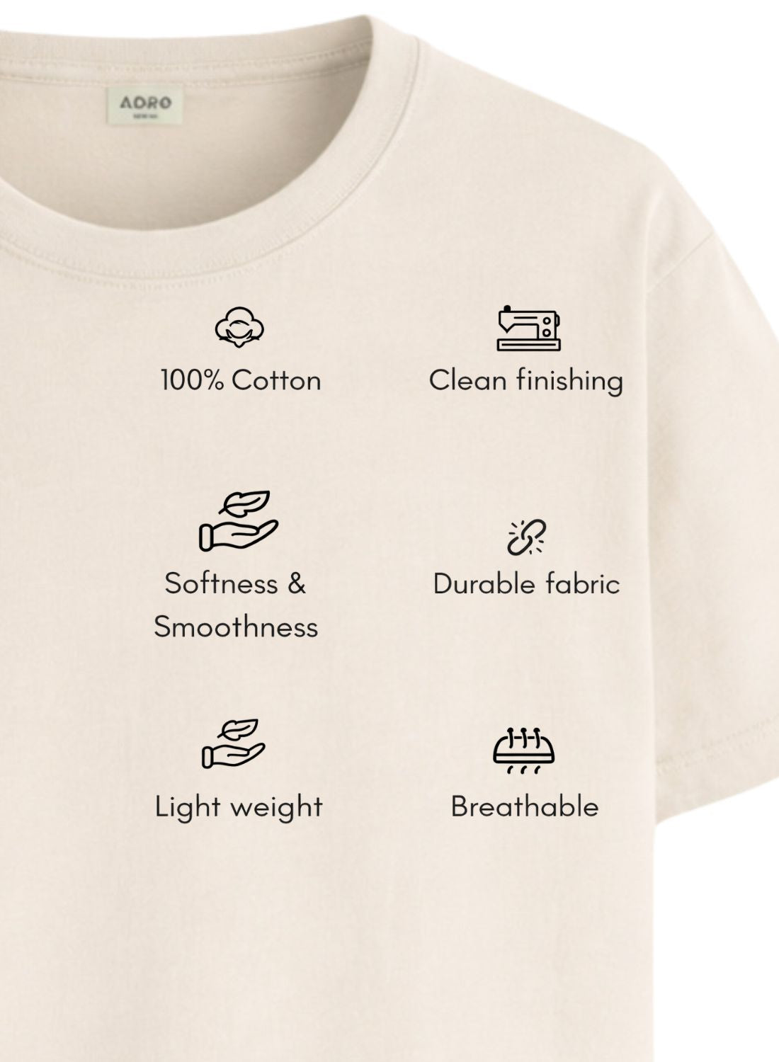 Men Beige Cotton Printed T-Shirt