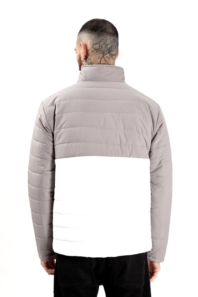 Men Grey Winter Ready Bomber Jacket