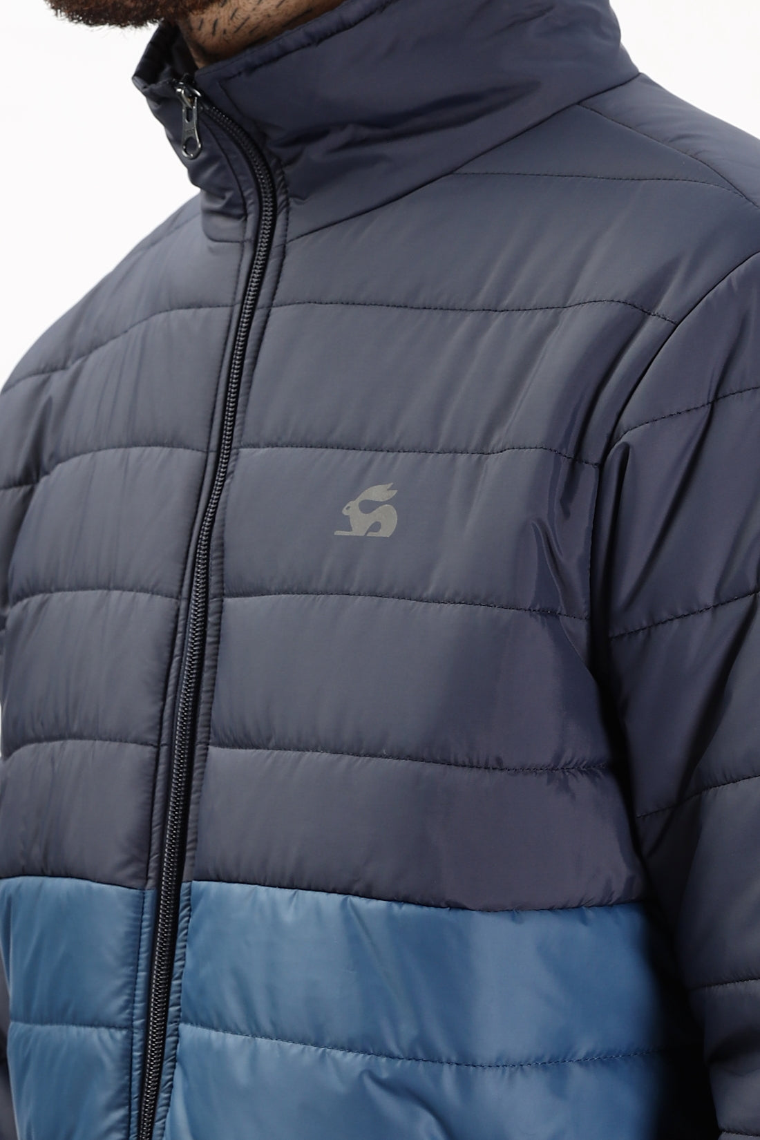 Men Teal Winter Ready Bomber Jacket
