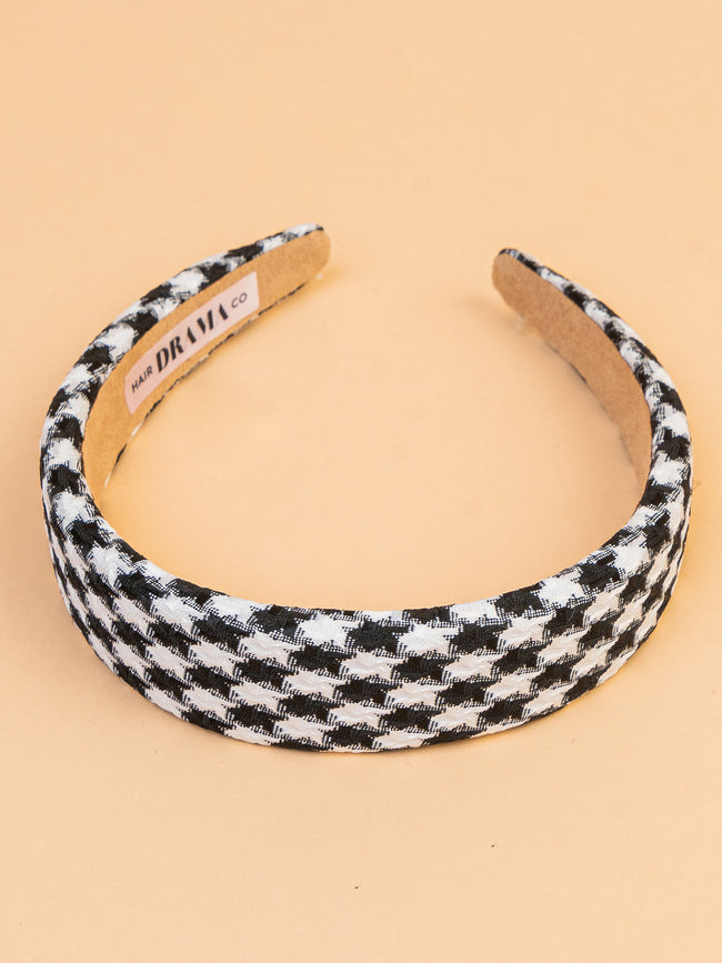 Women Multi Puff Hair Band With Heart Charm