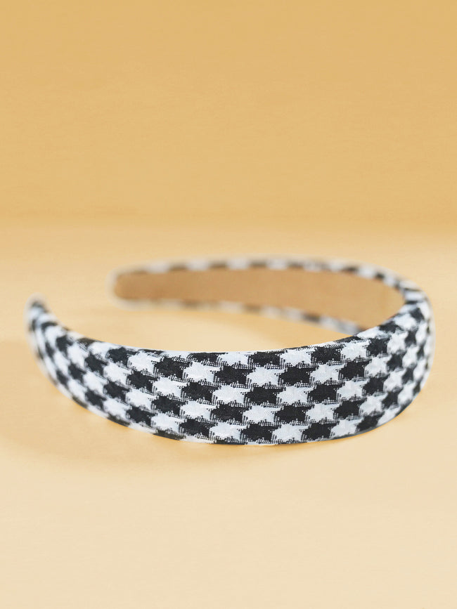 Women Multi Puff Hair Band With Heart Charm