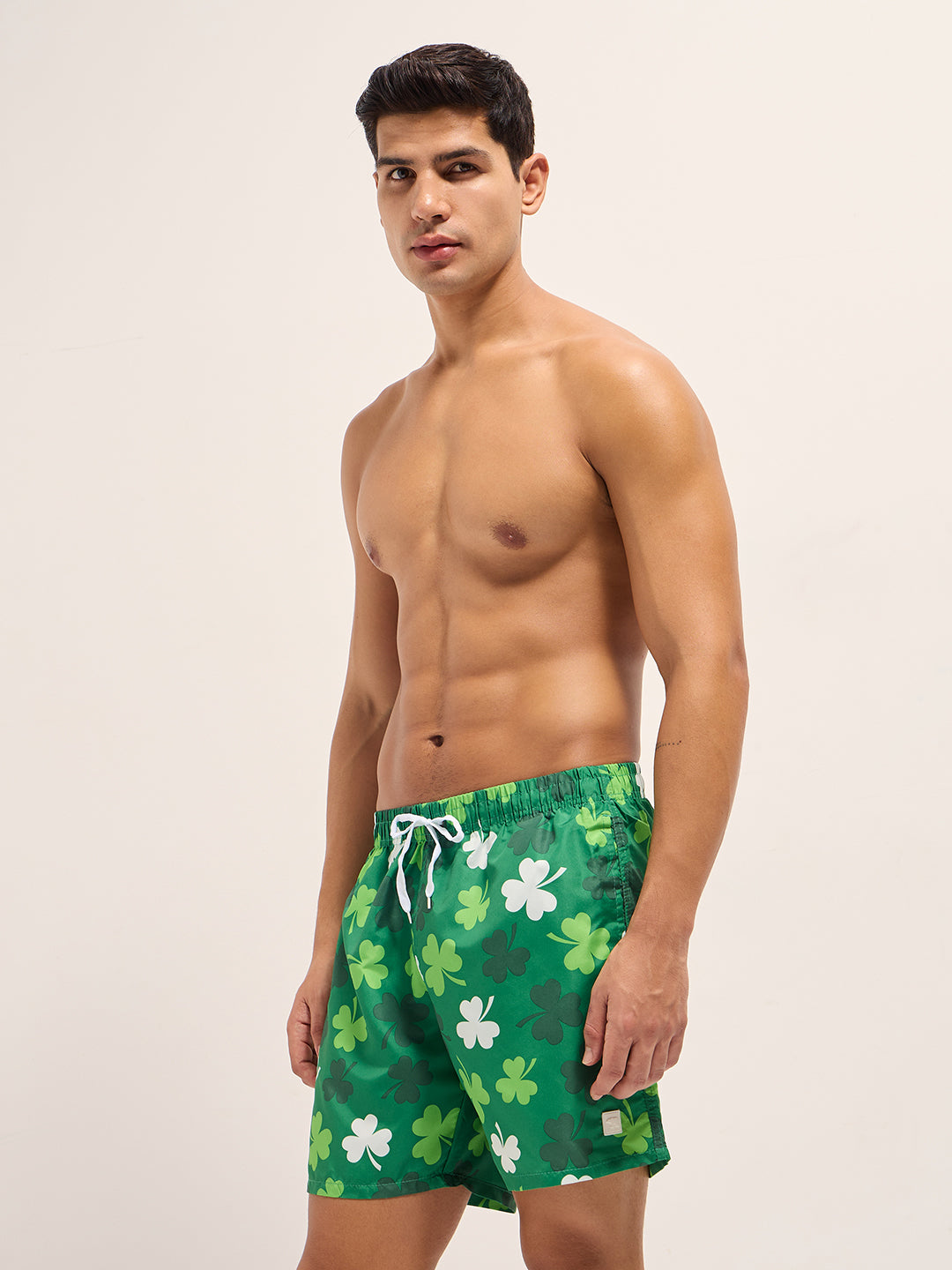 Men Multi-Color Printed Swim Shorts