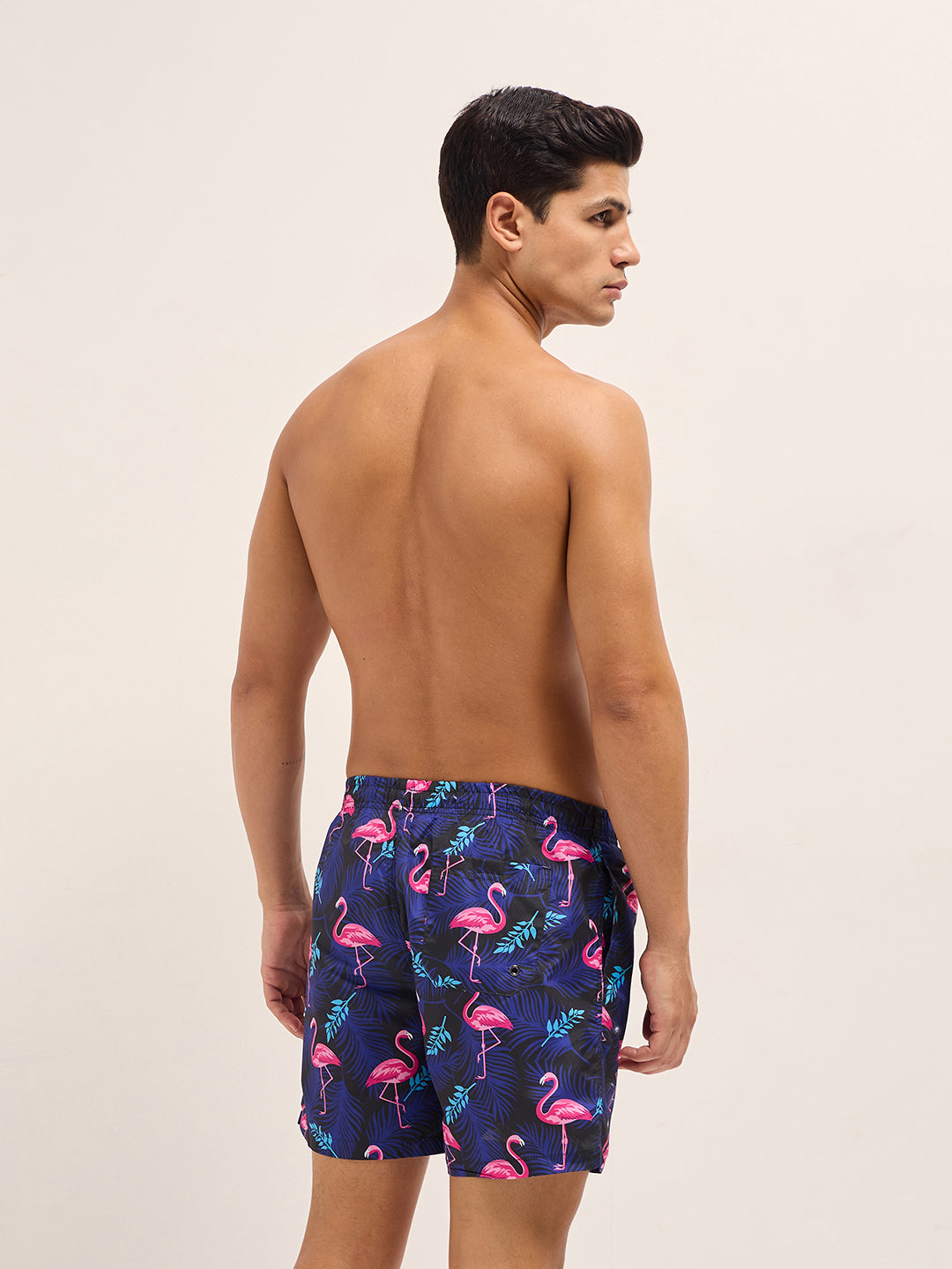 Men Multi-Color Printed Swim Shorts