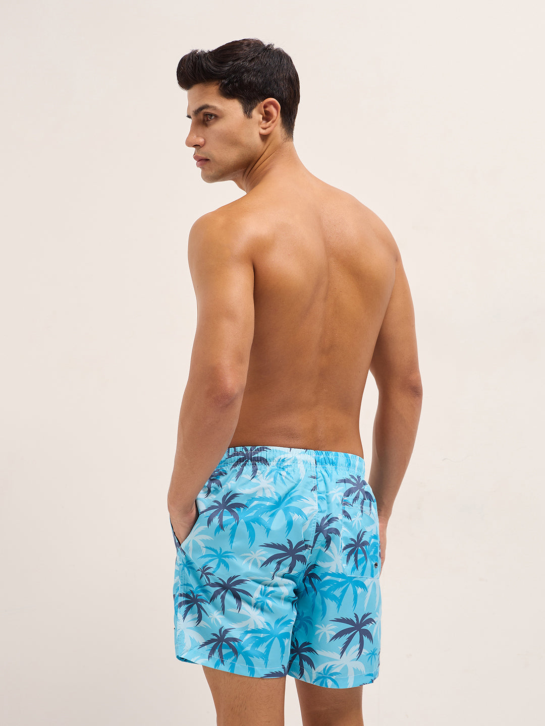 Men Multi-Color Printed Swim Shorts