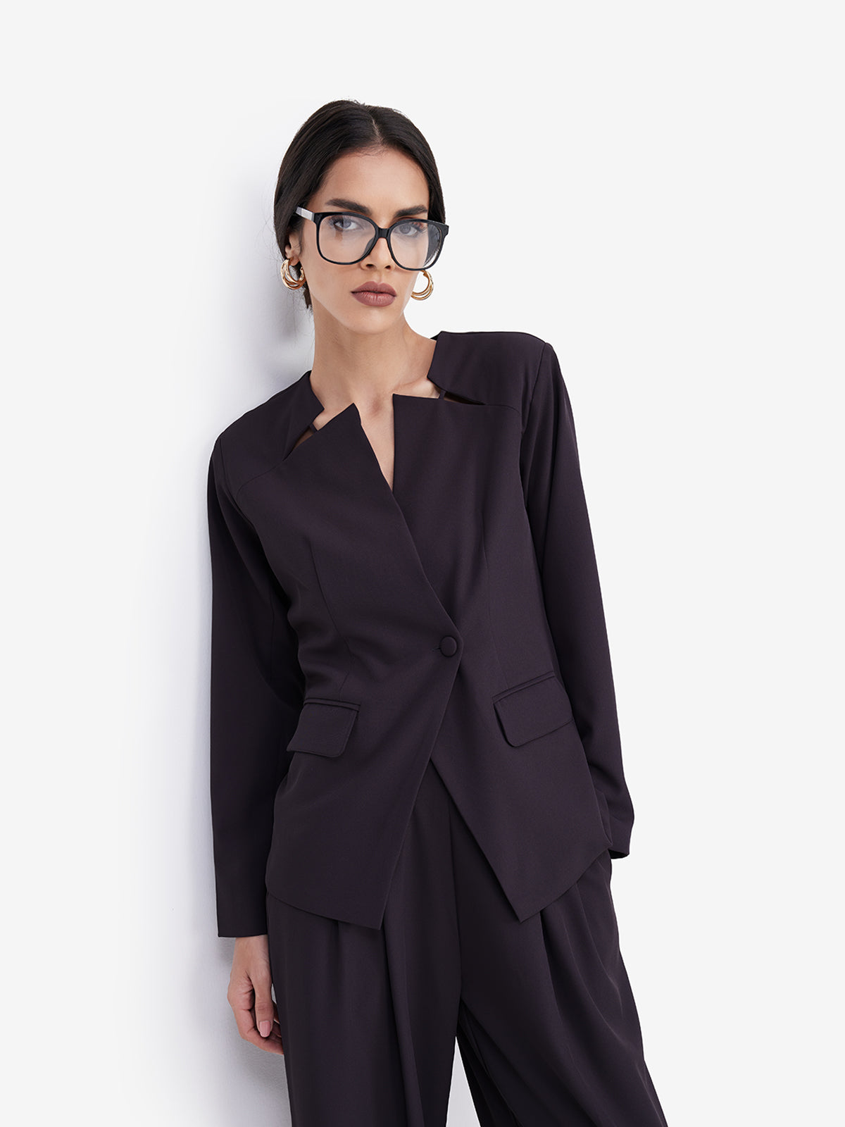 Women Grey Formal Blazer