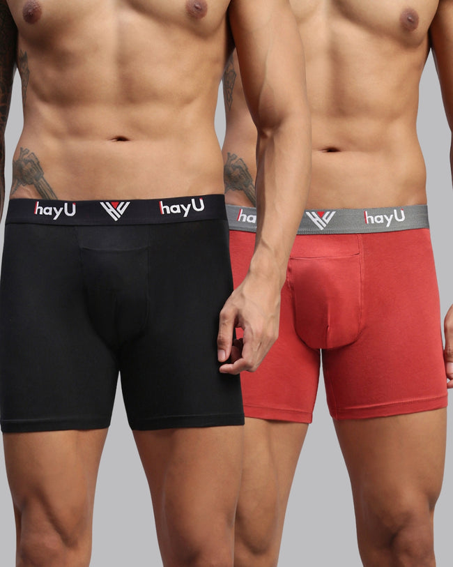 Men Pack of 2 Cotton Elastane Briefs