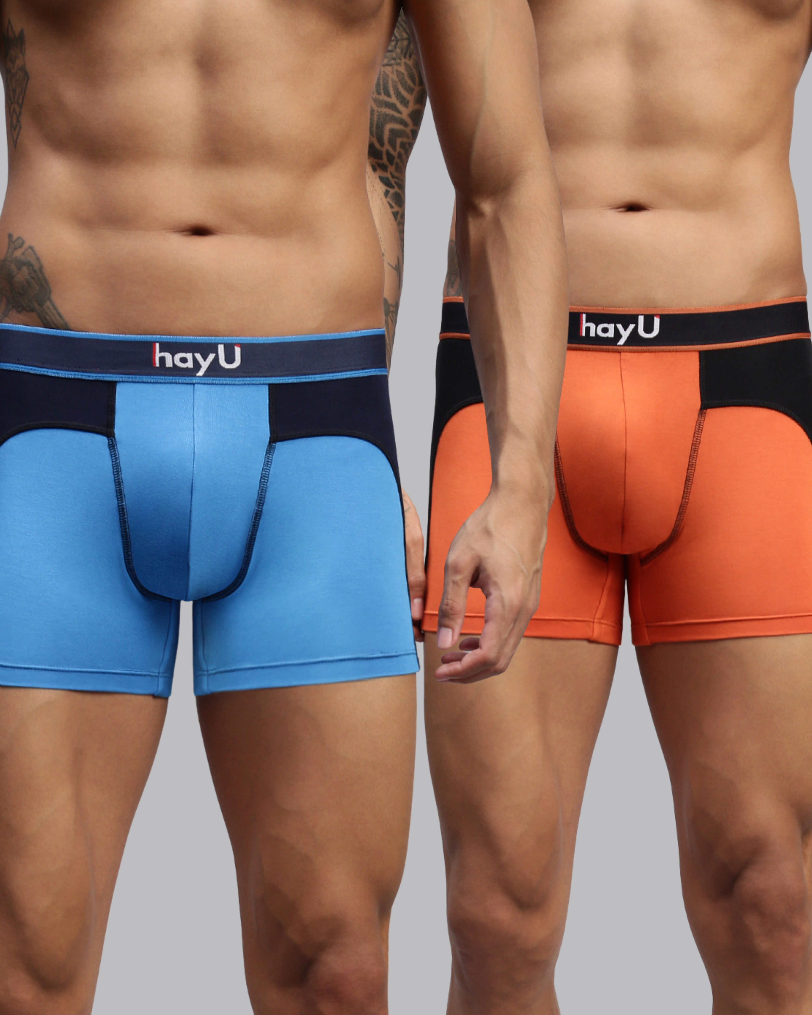 Men Pack of 2 Modal Elastane Trunks