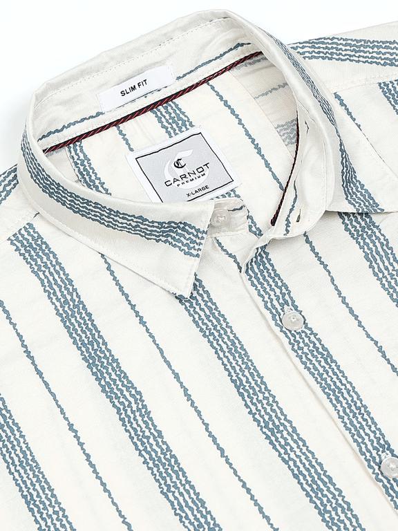 Men Striped Casual Polo Shirt