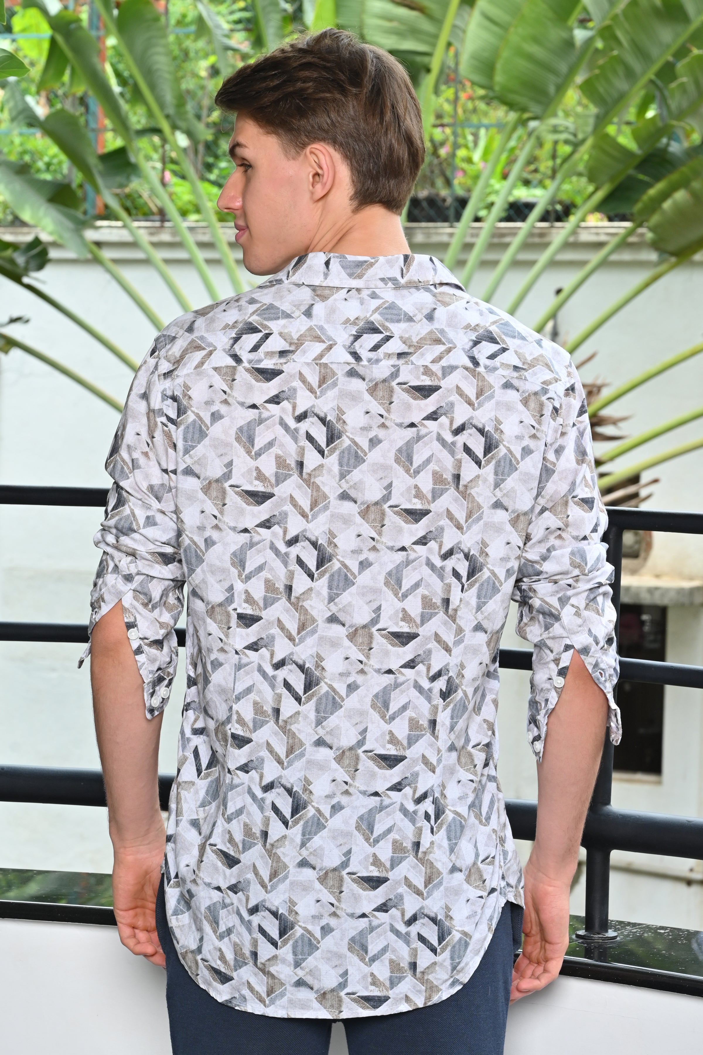Men Viscose Printed Shirt
