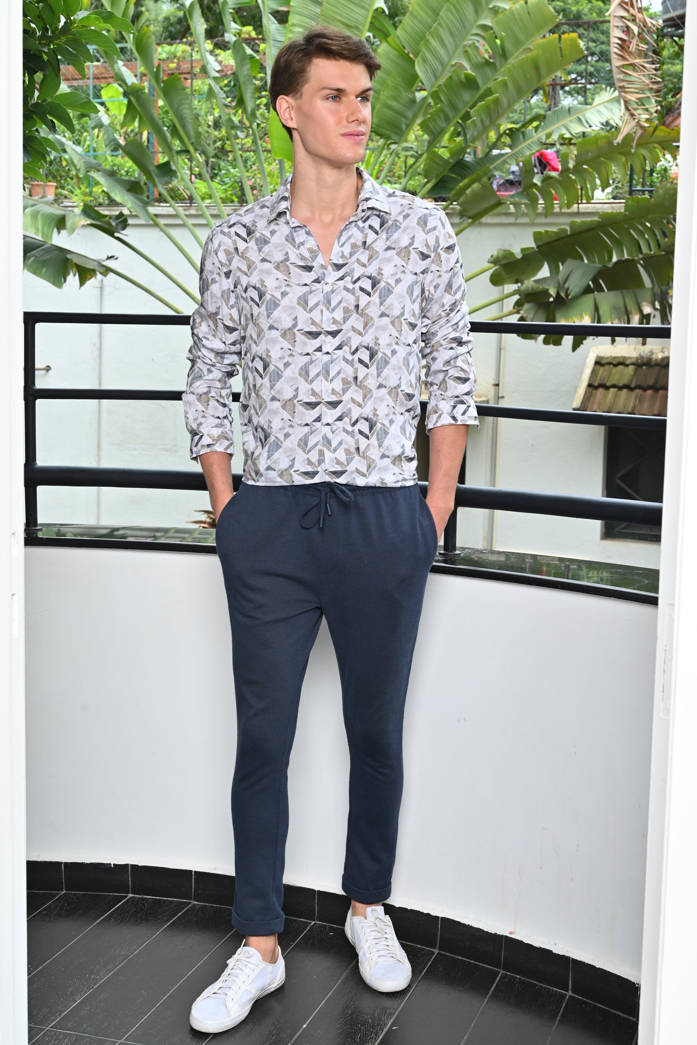 Men Viscose Printed Shirt