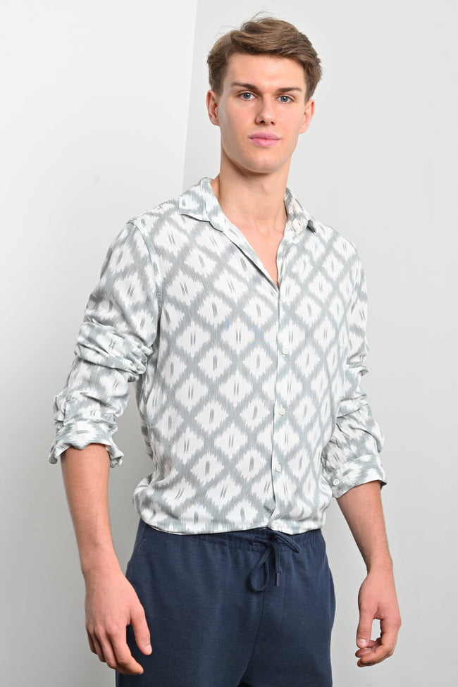 Men Viscose Printed Shirt