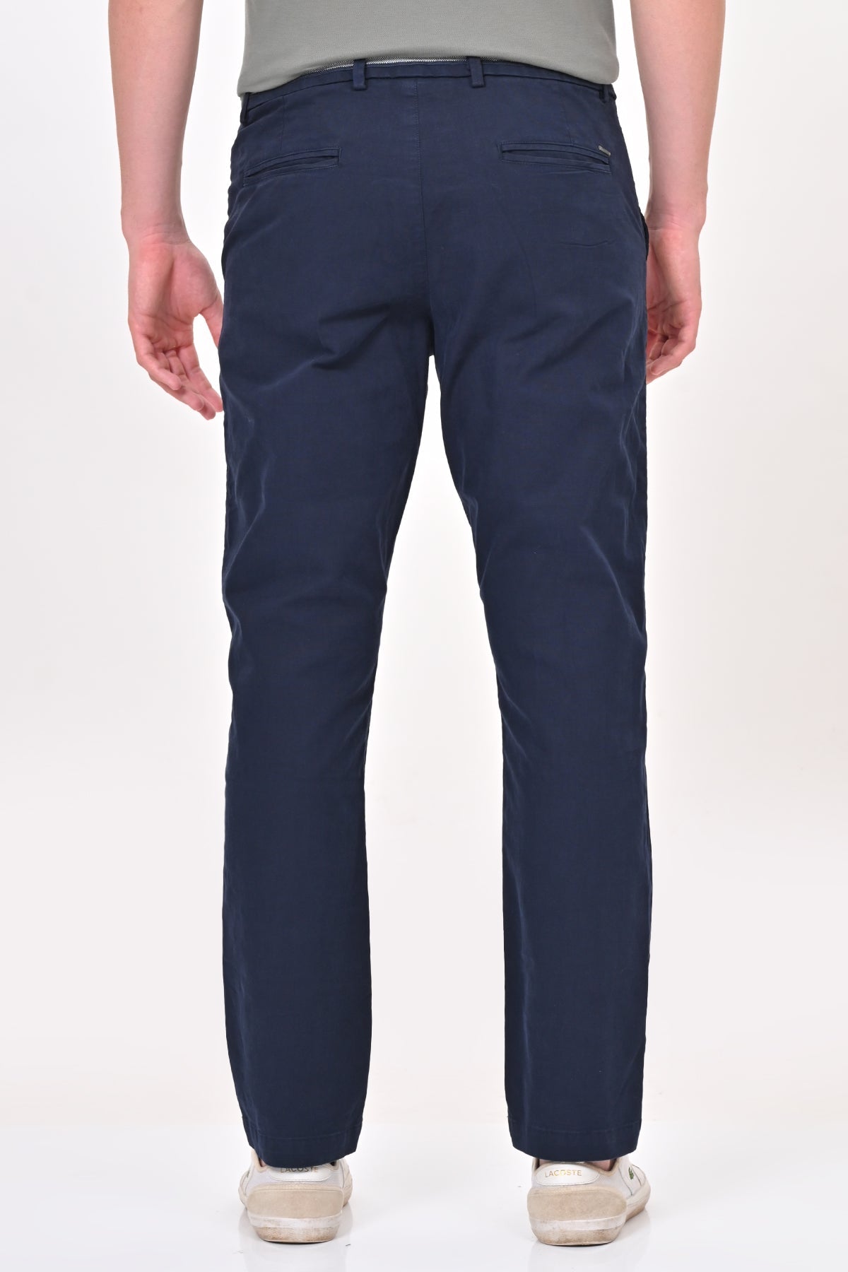 Men Detailed Cotton Chino