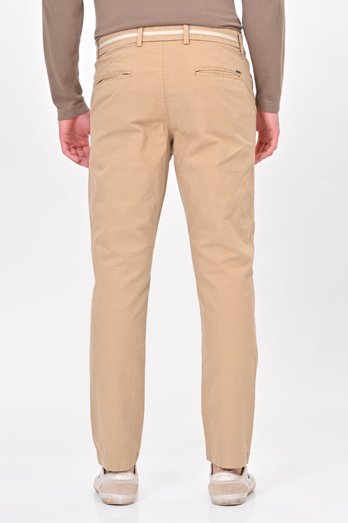 Men Detailed Cotton Chino
