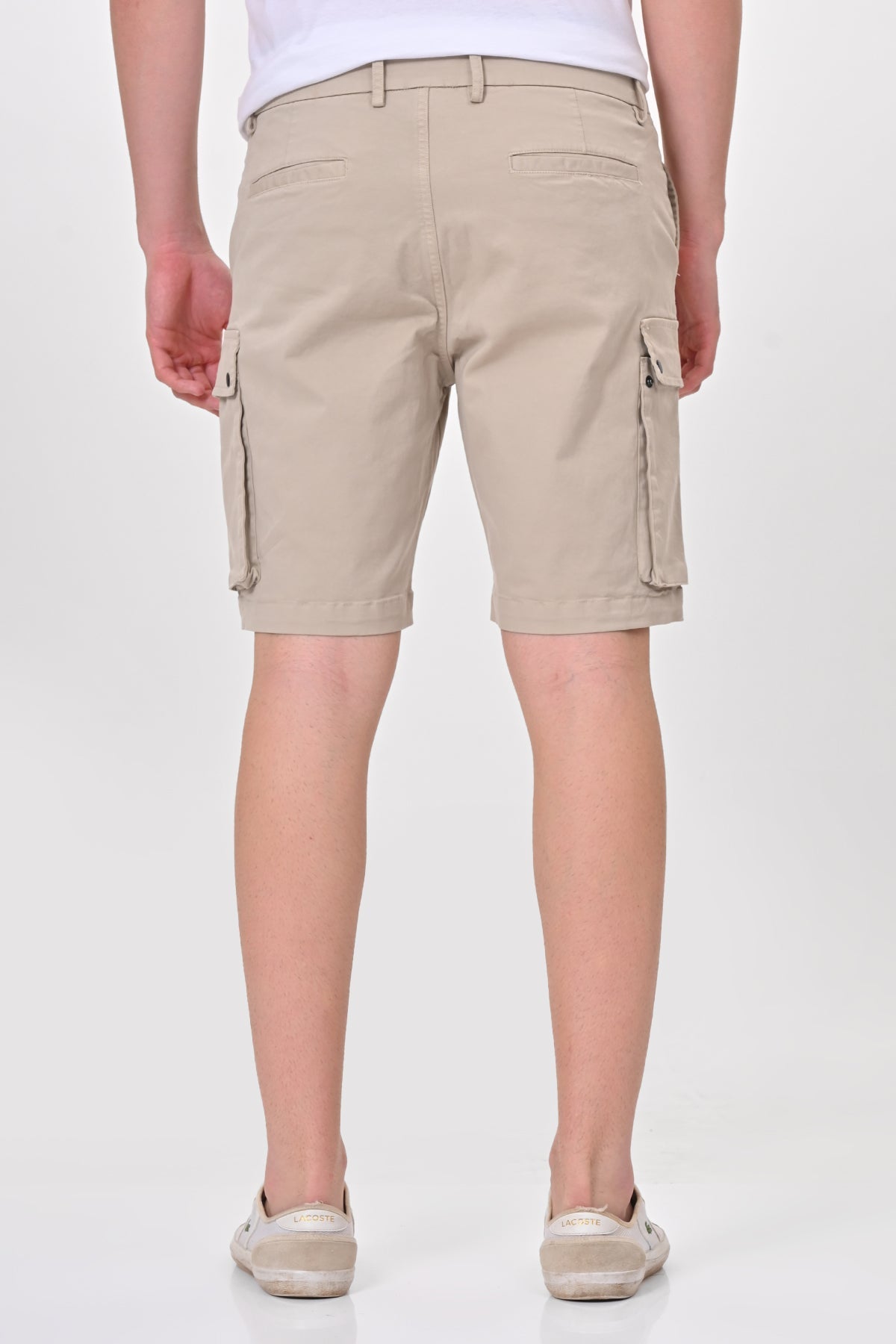 Men Cambridge Stretch Comfort Cargo Shorts Stone