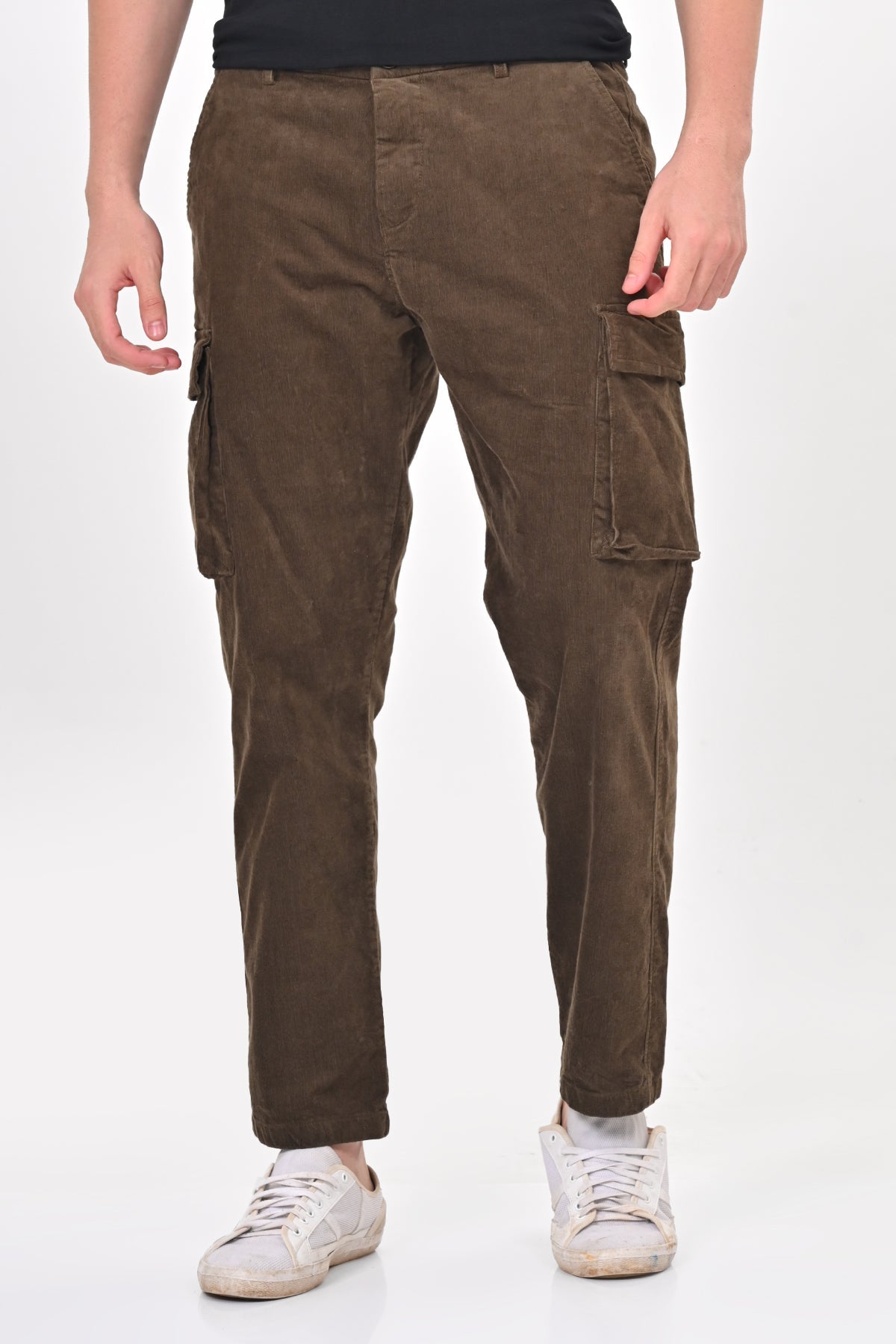 Men Corduroy Cargo Trouser