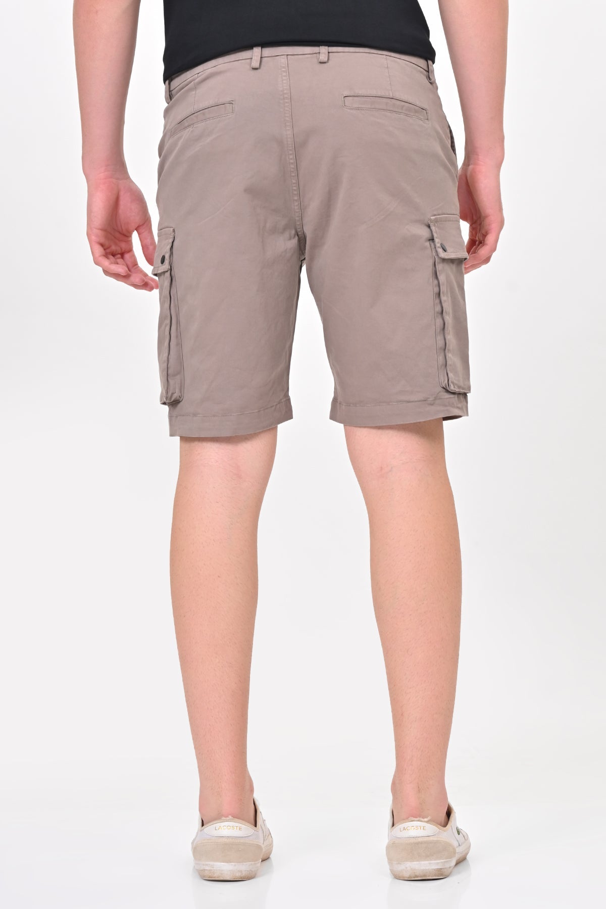 Men Cambridge Stretch Comfort Cargo Shorts Taupe