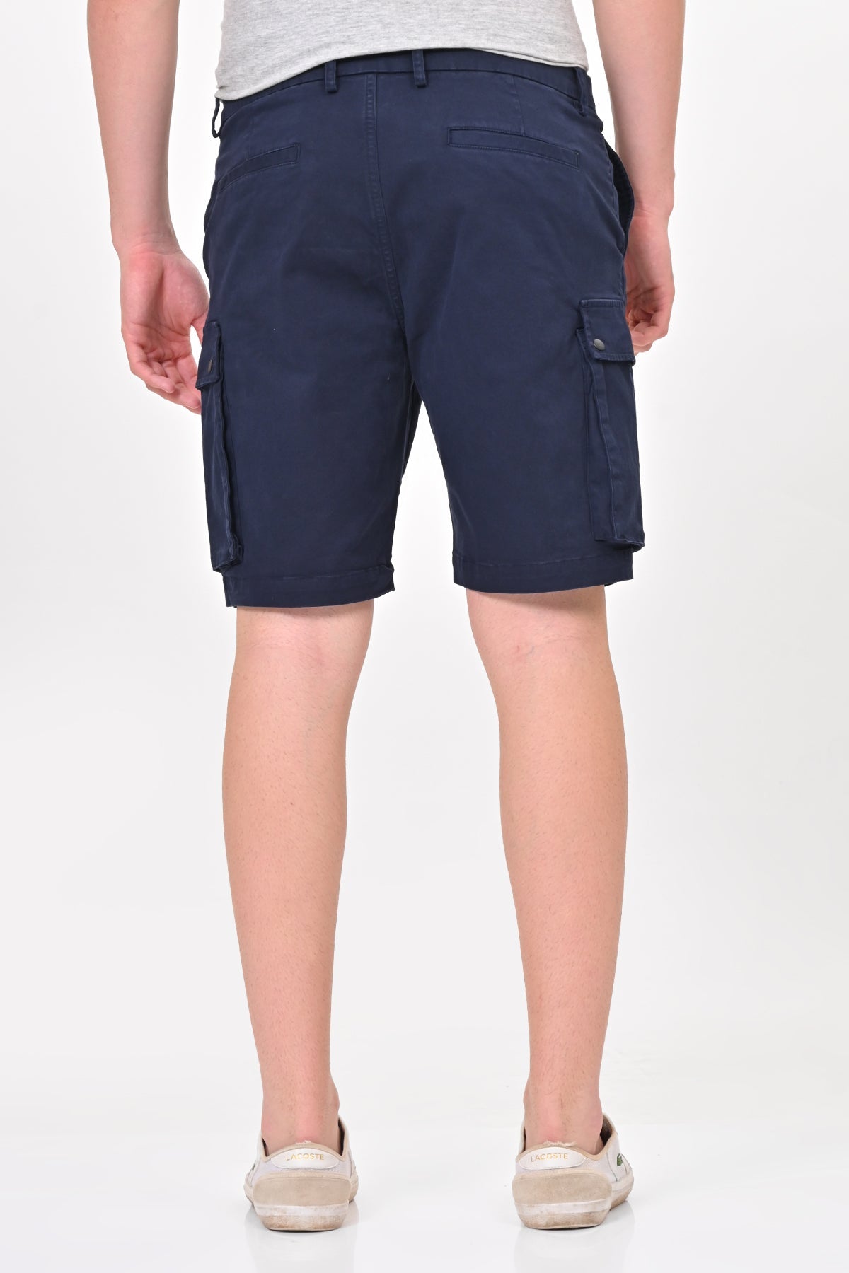Men Cambridge Stretch Comfort Cargo Shorts Navy