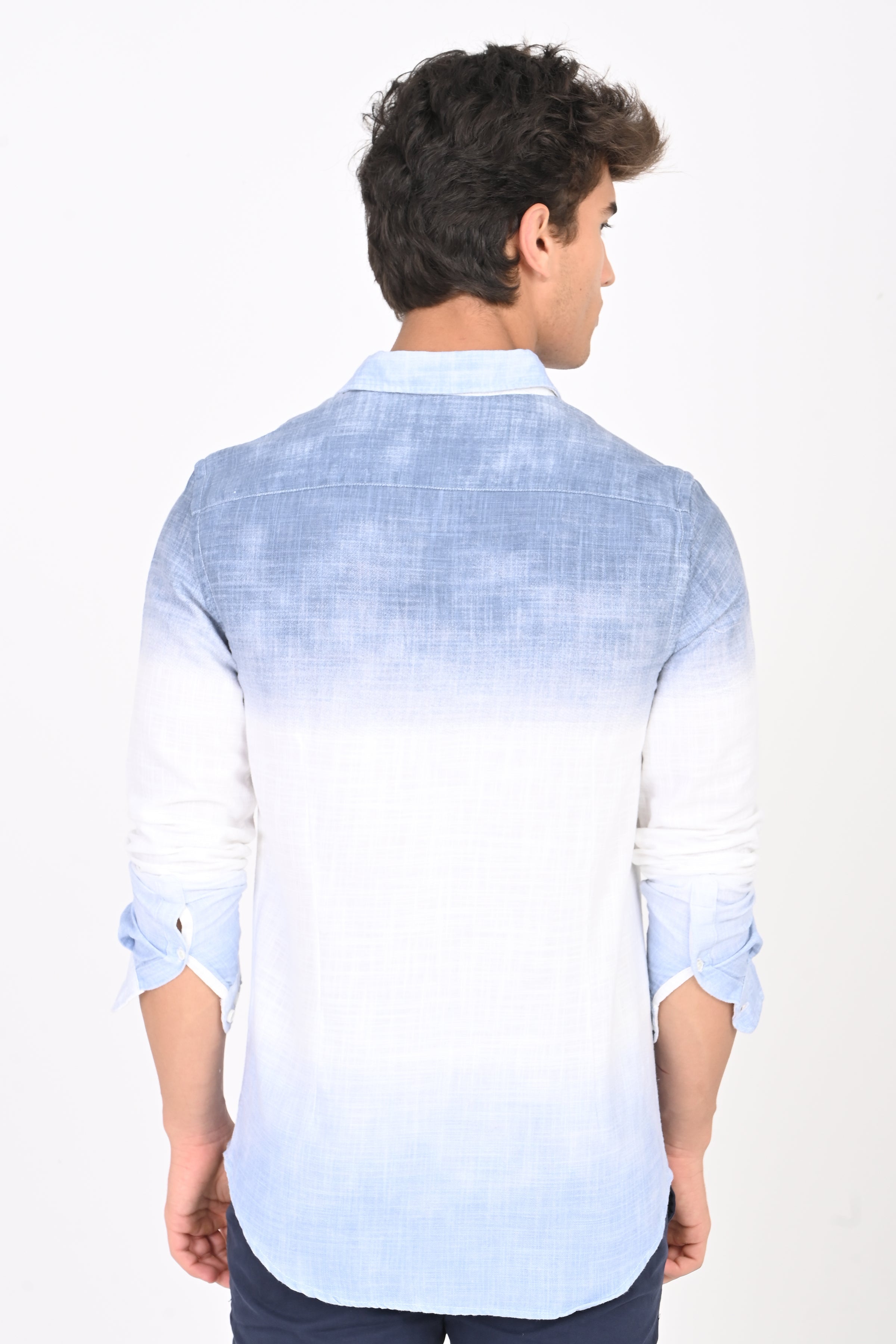 Men Printed Ombre Shirt