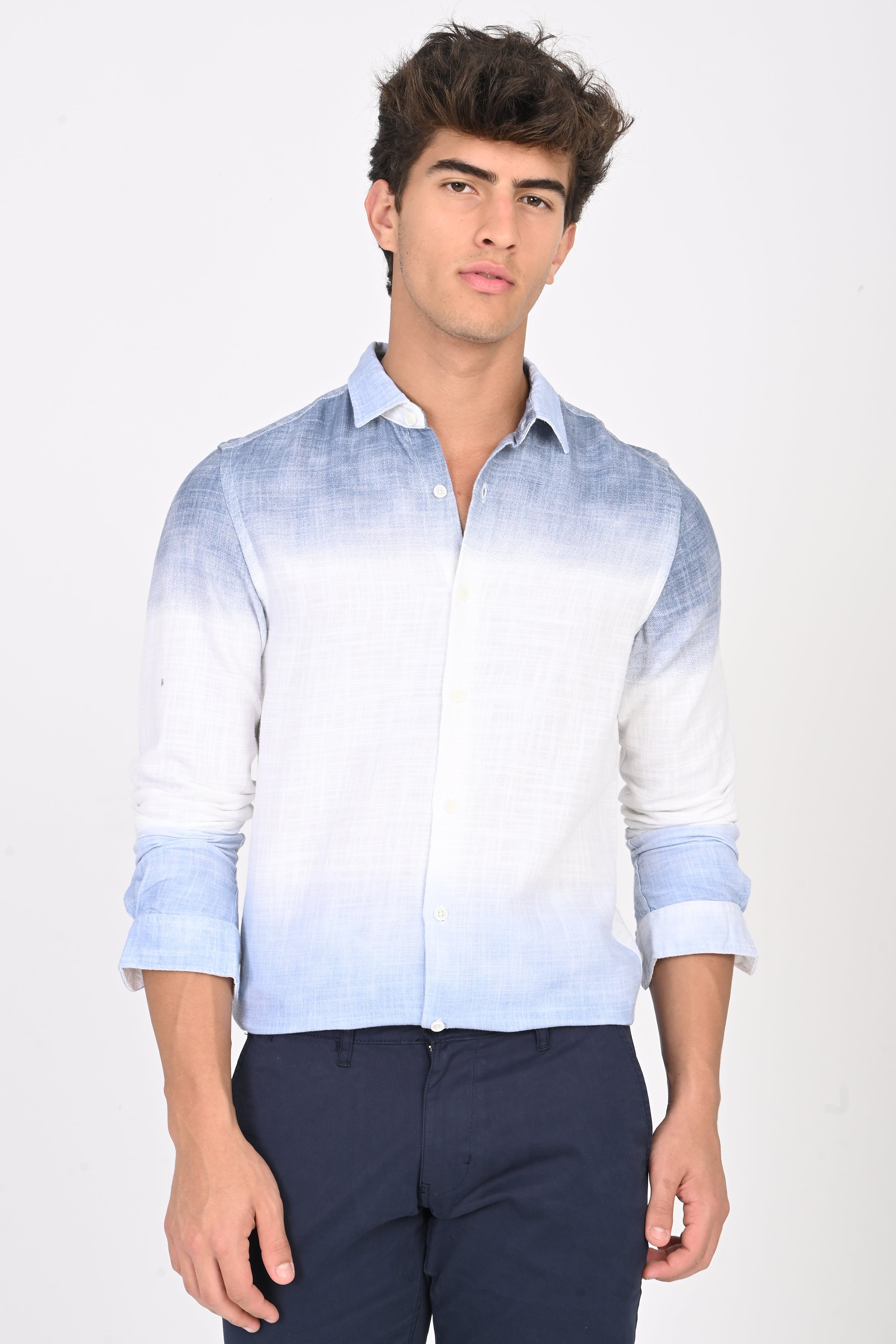 Men Printed Ombre Shirt