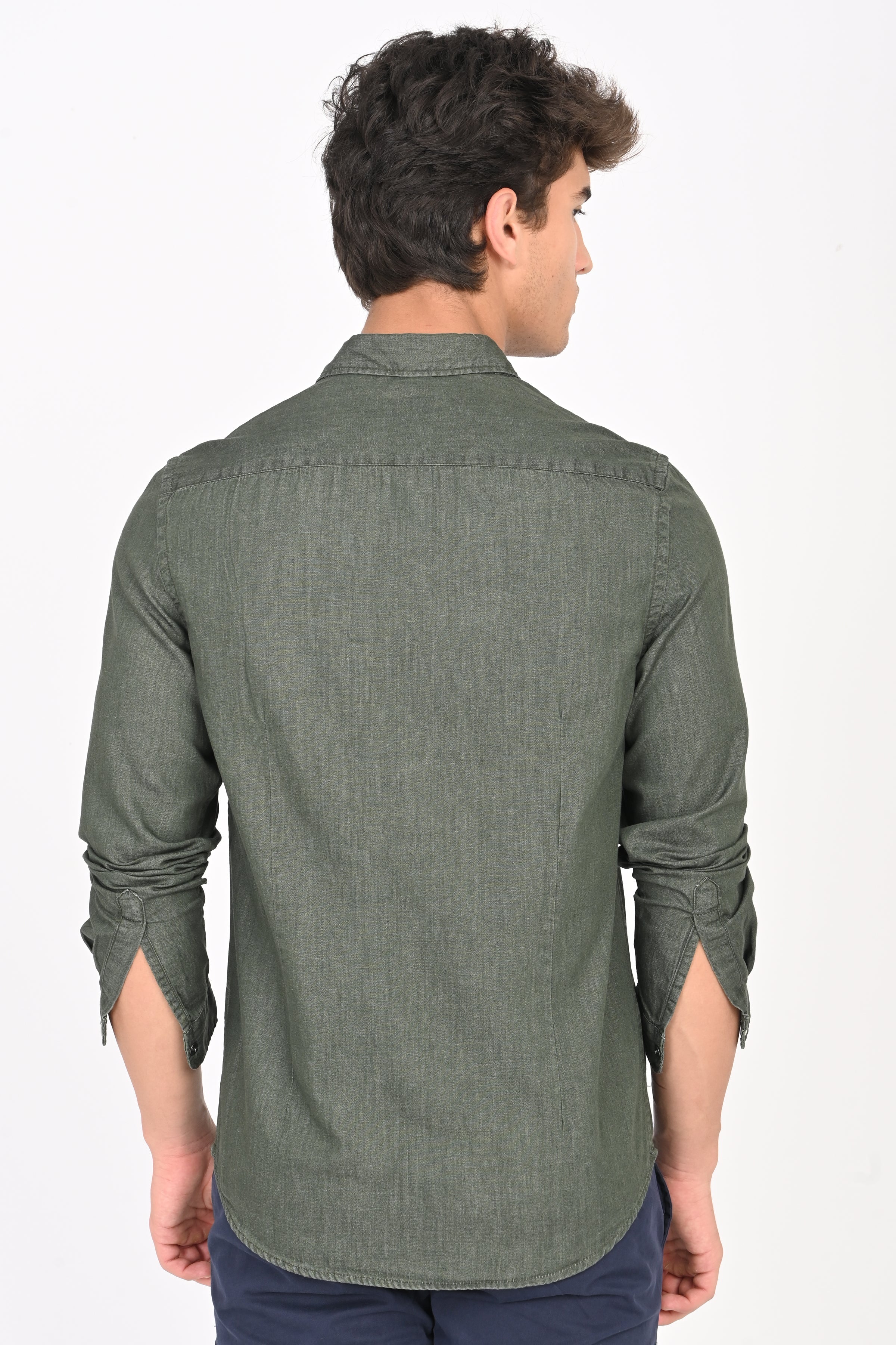 Men Sulphur Denim Shirt
