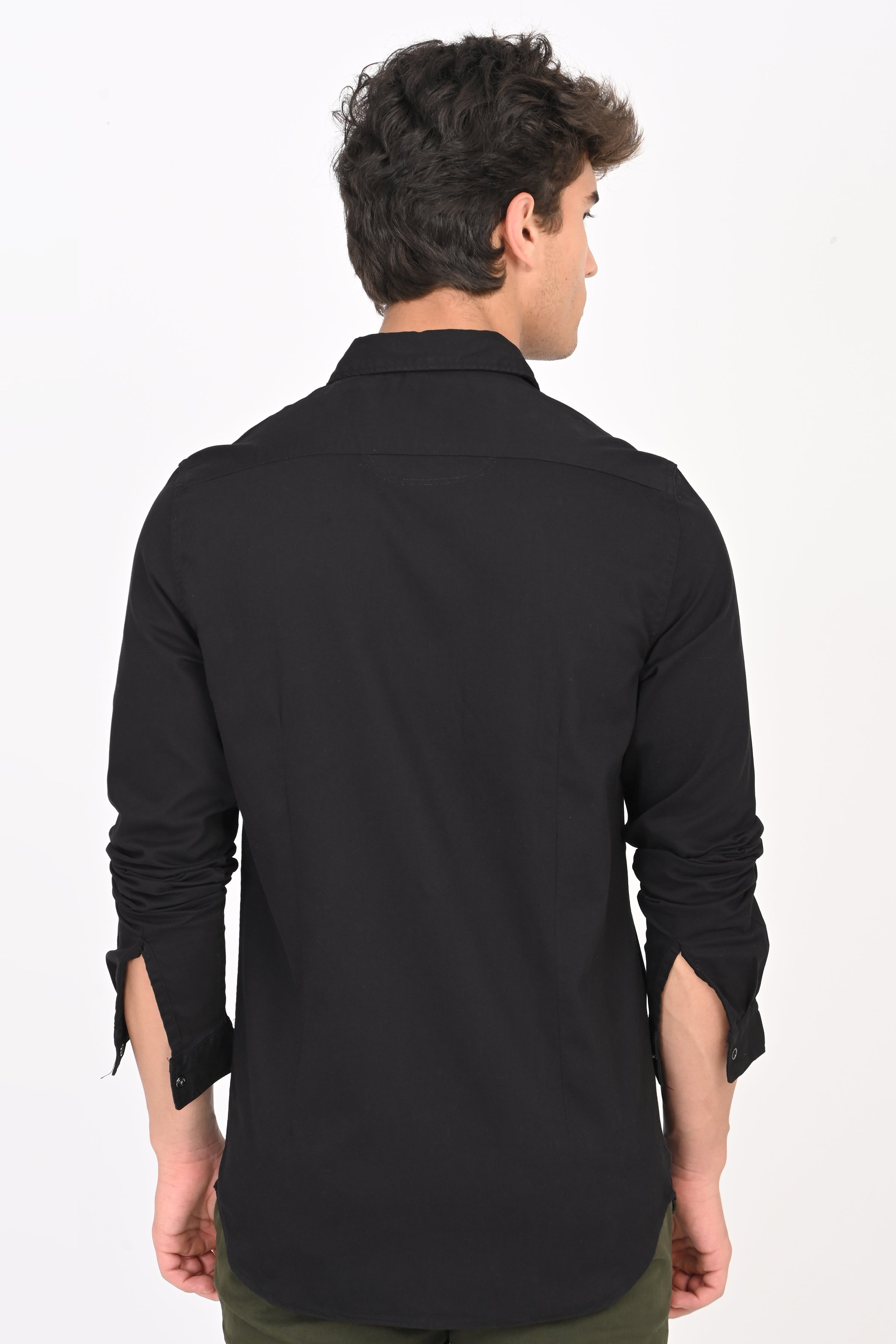 Men Cotton Cord Shirt