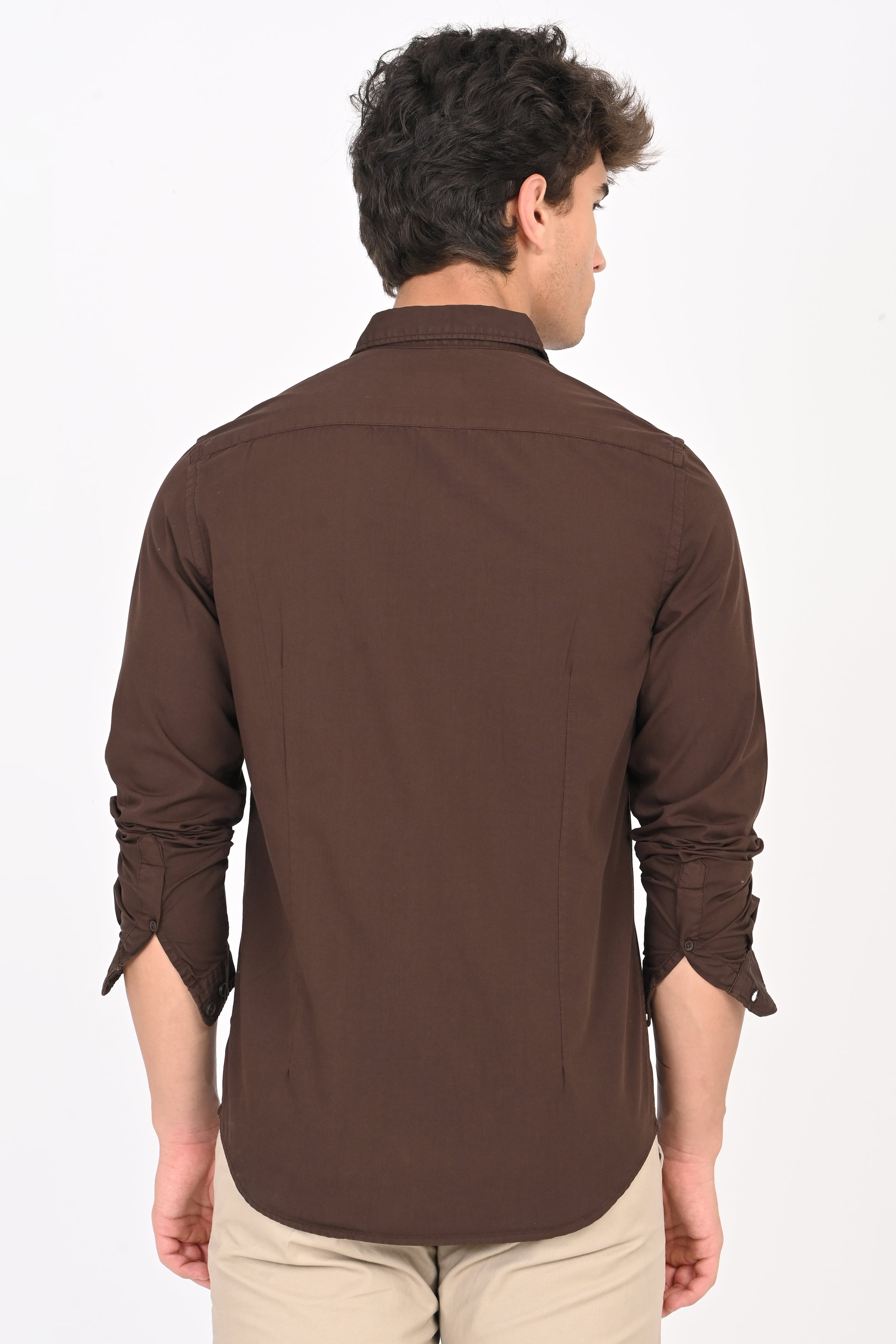 Men Poplin Overdyed Shirt