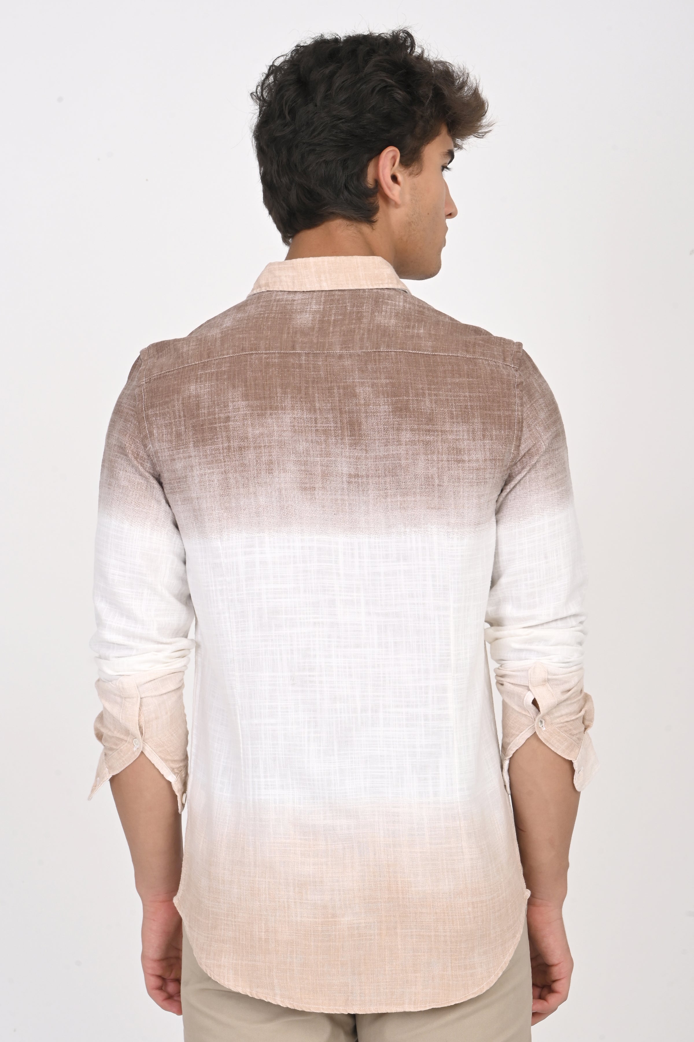Men Printed Ombre Shirt
