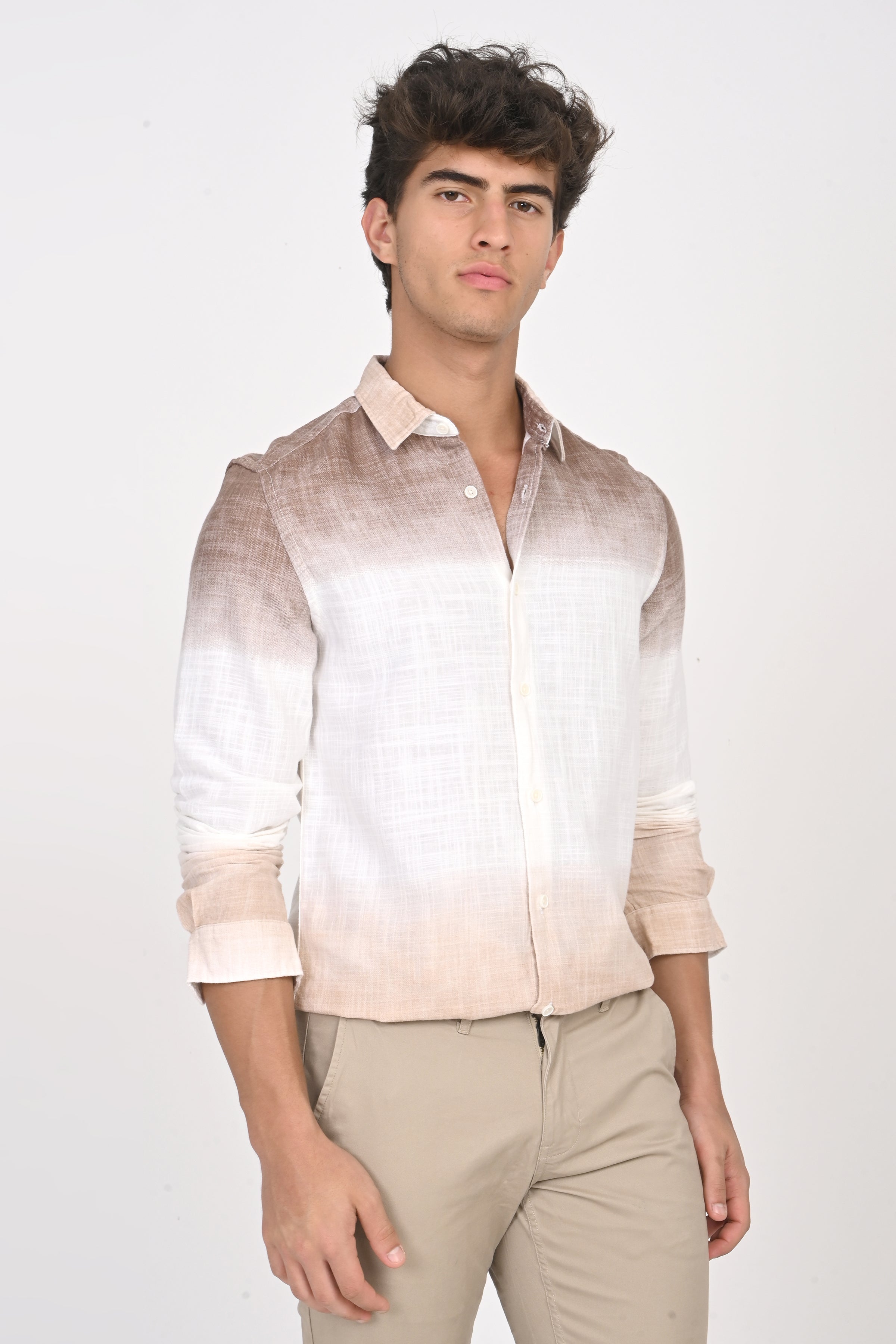 Men Printed Ombre Shirt