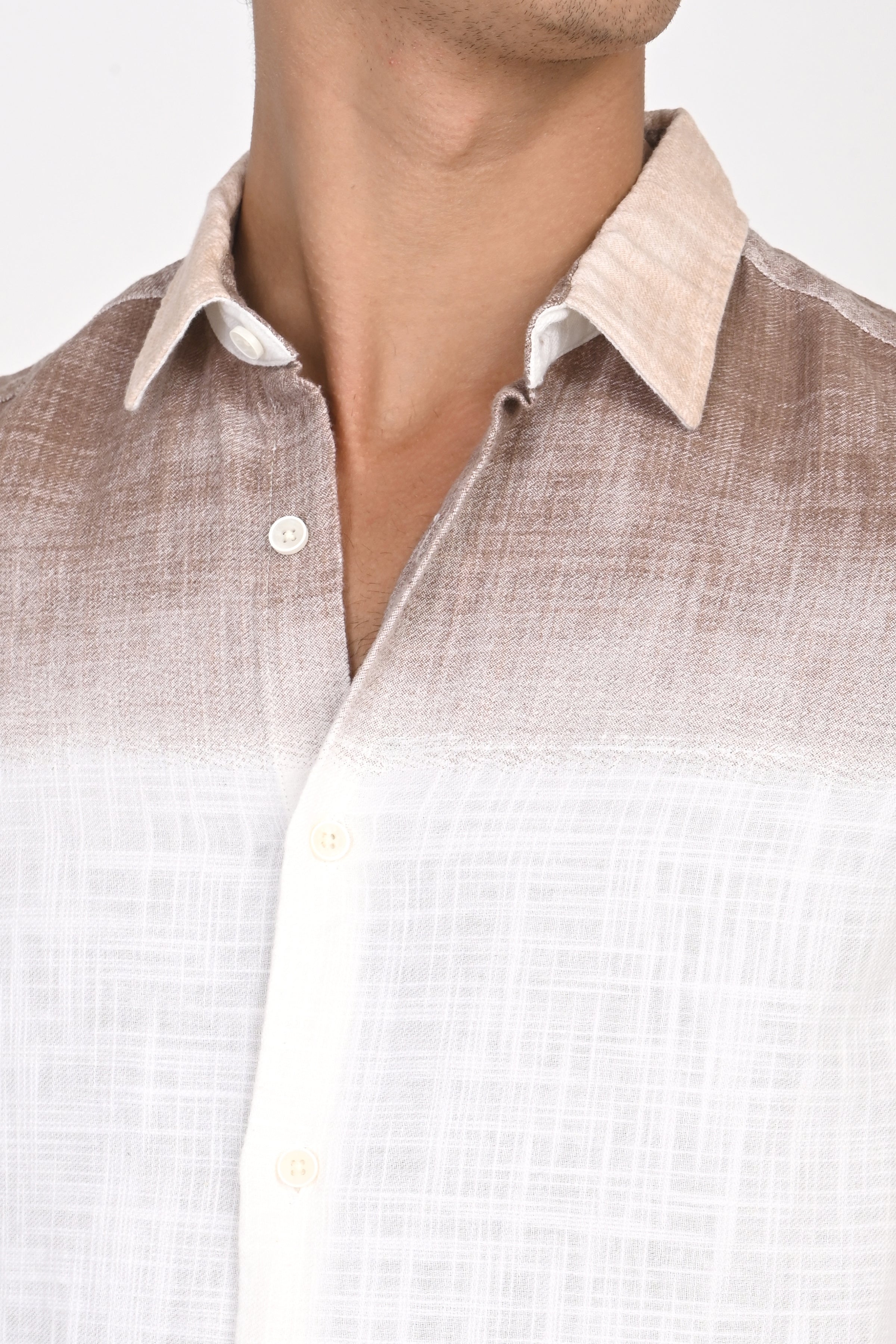 Men Printed Ombre Shirt