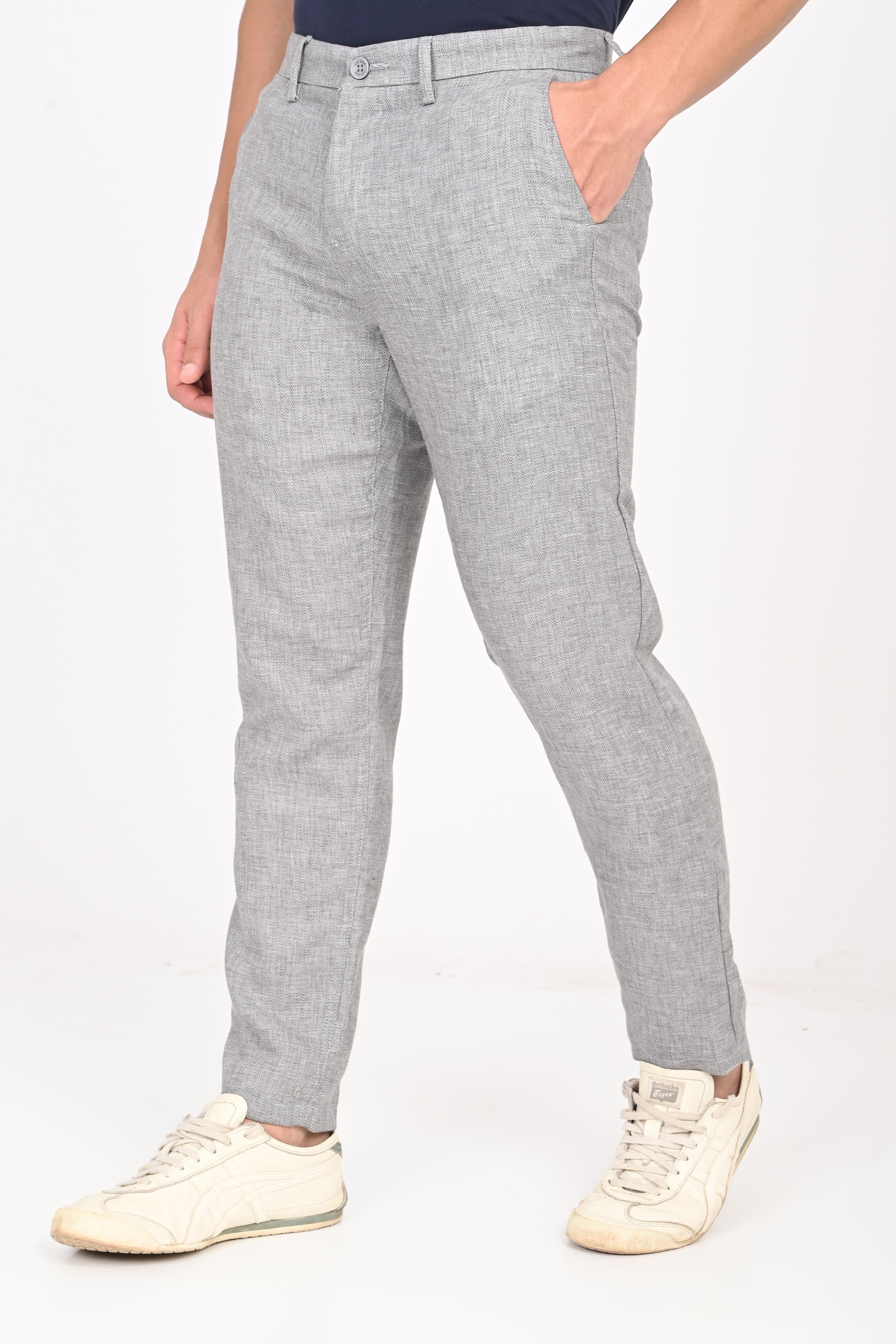 Men Cotton Linen Trouser
