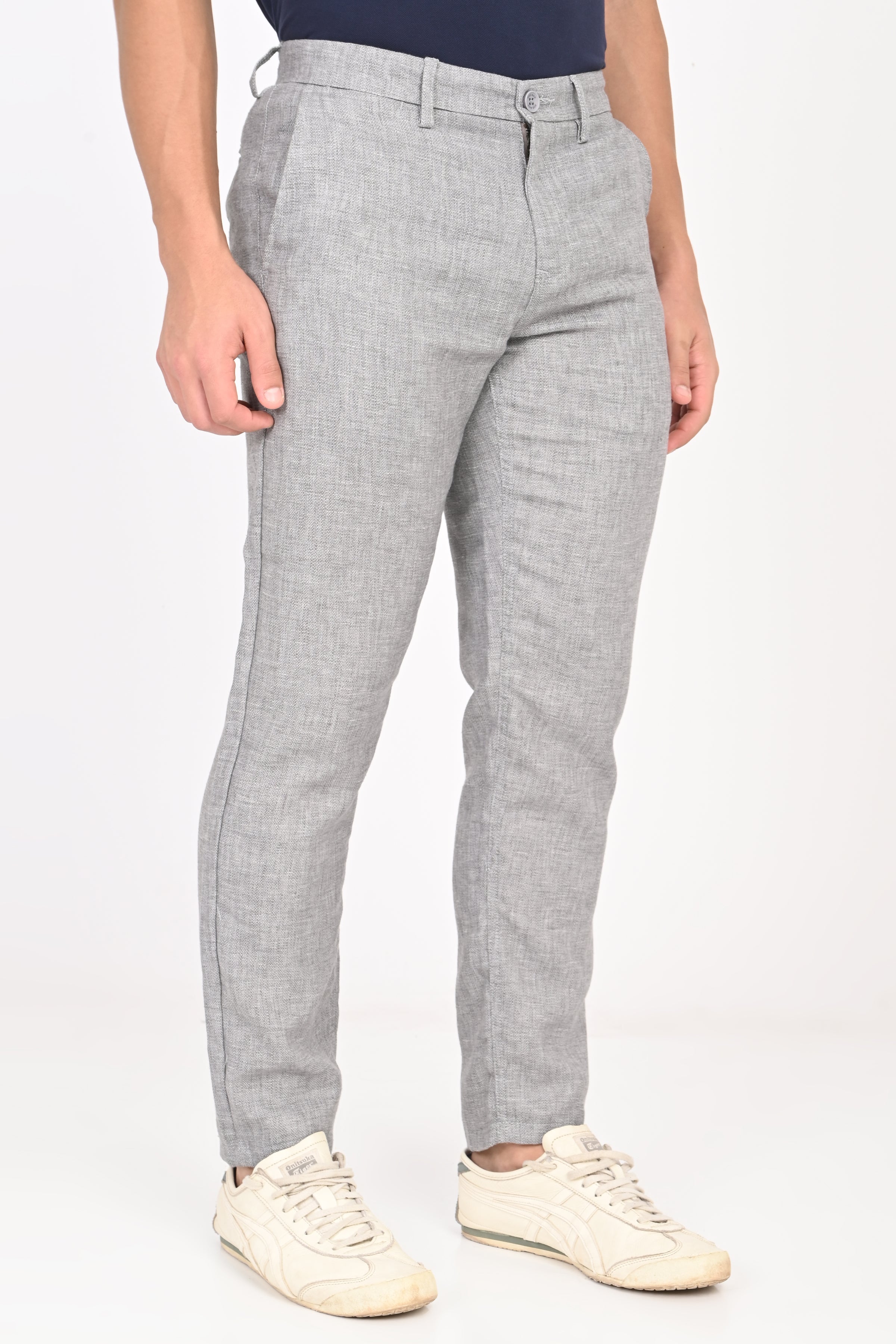 Men Cotton Linen Trouser