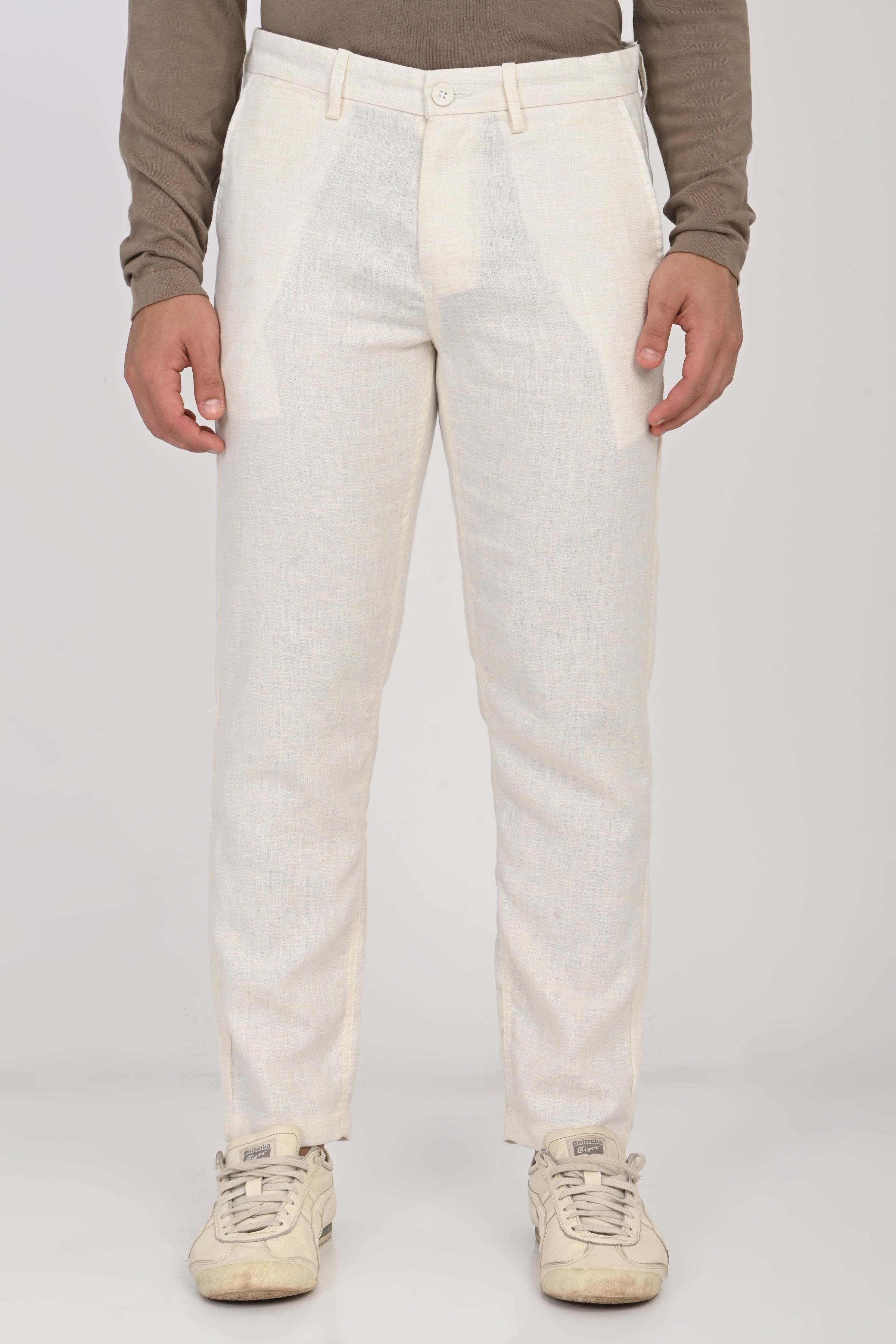 Men Cotton Linen Trouser