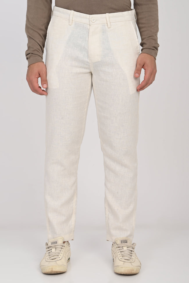 Men Cotton Linen Trouser