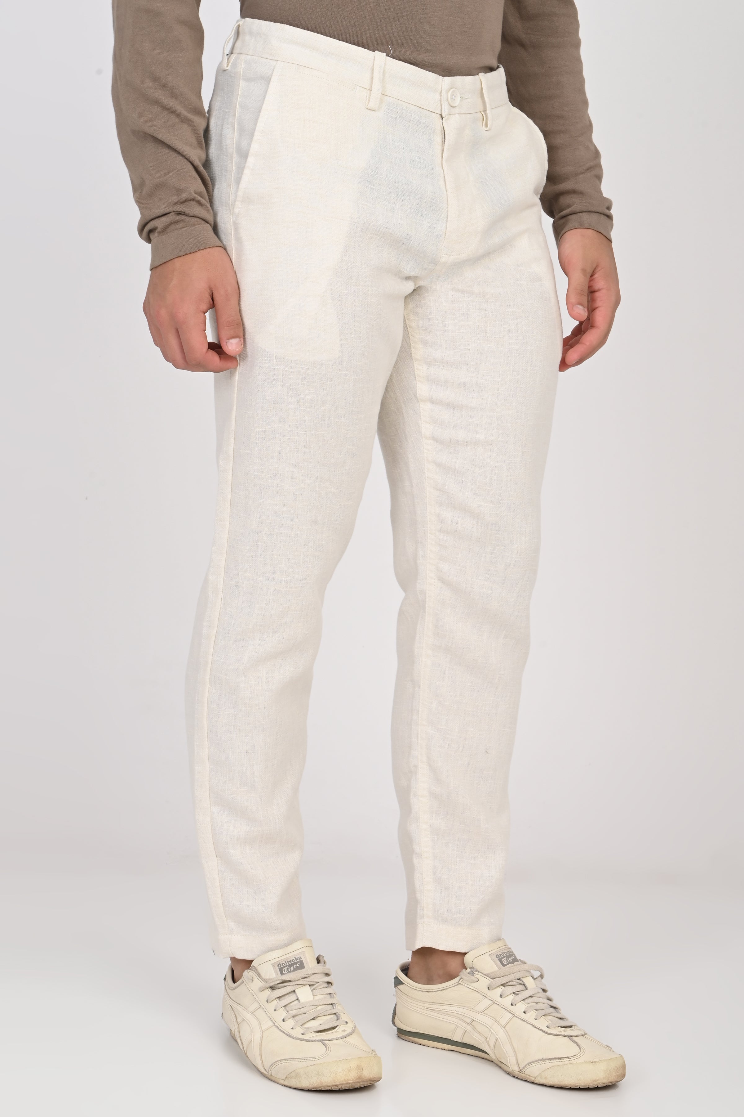 Men Cotton Linen Trouser